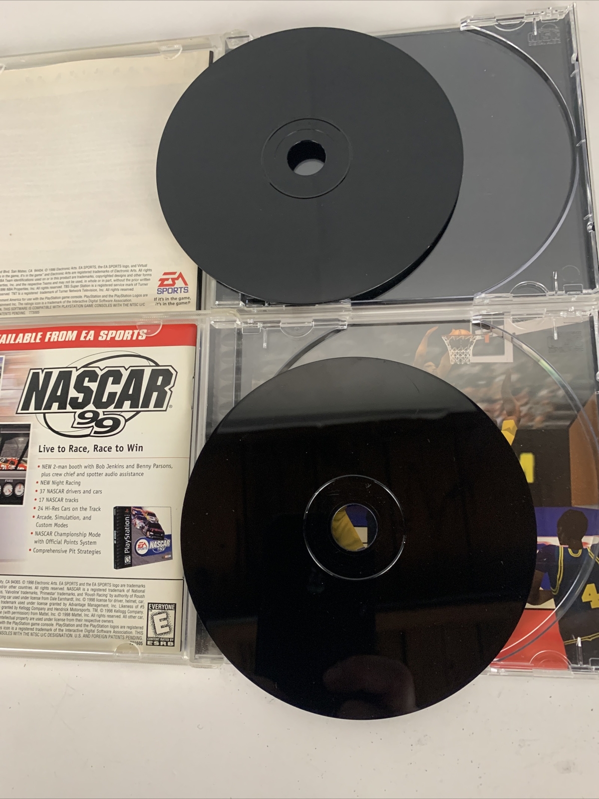 Lot of 7 – PS1 Video Games w/ Manuals Golf Basketball Football Bowling Wrestling