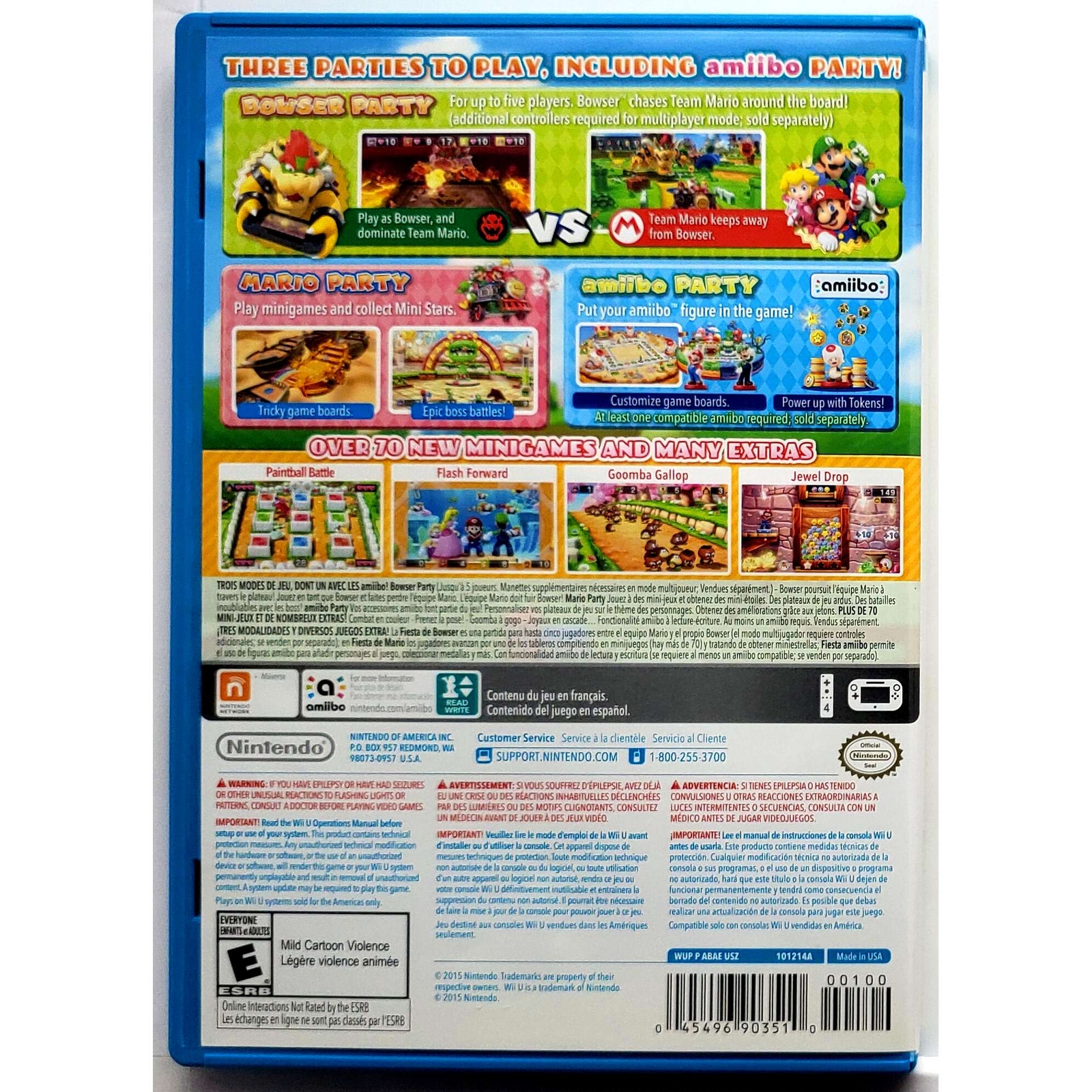 Mario Party 10 – Nintendo Wii U Pristine Authentic Tested Game 180 Day Guarantee