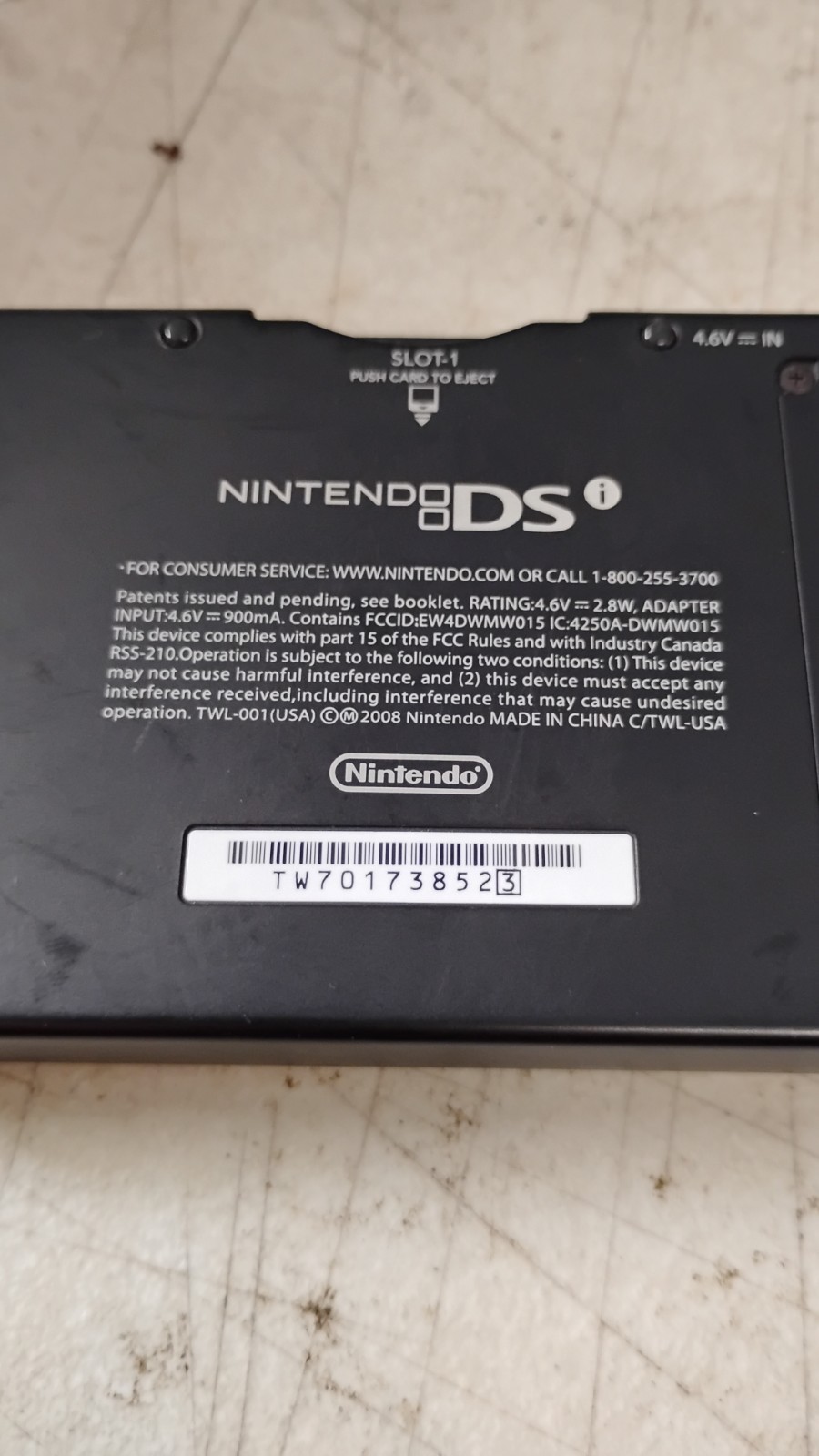 Nintendo DSi Handheld System Black w/ Stylus
