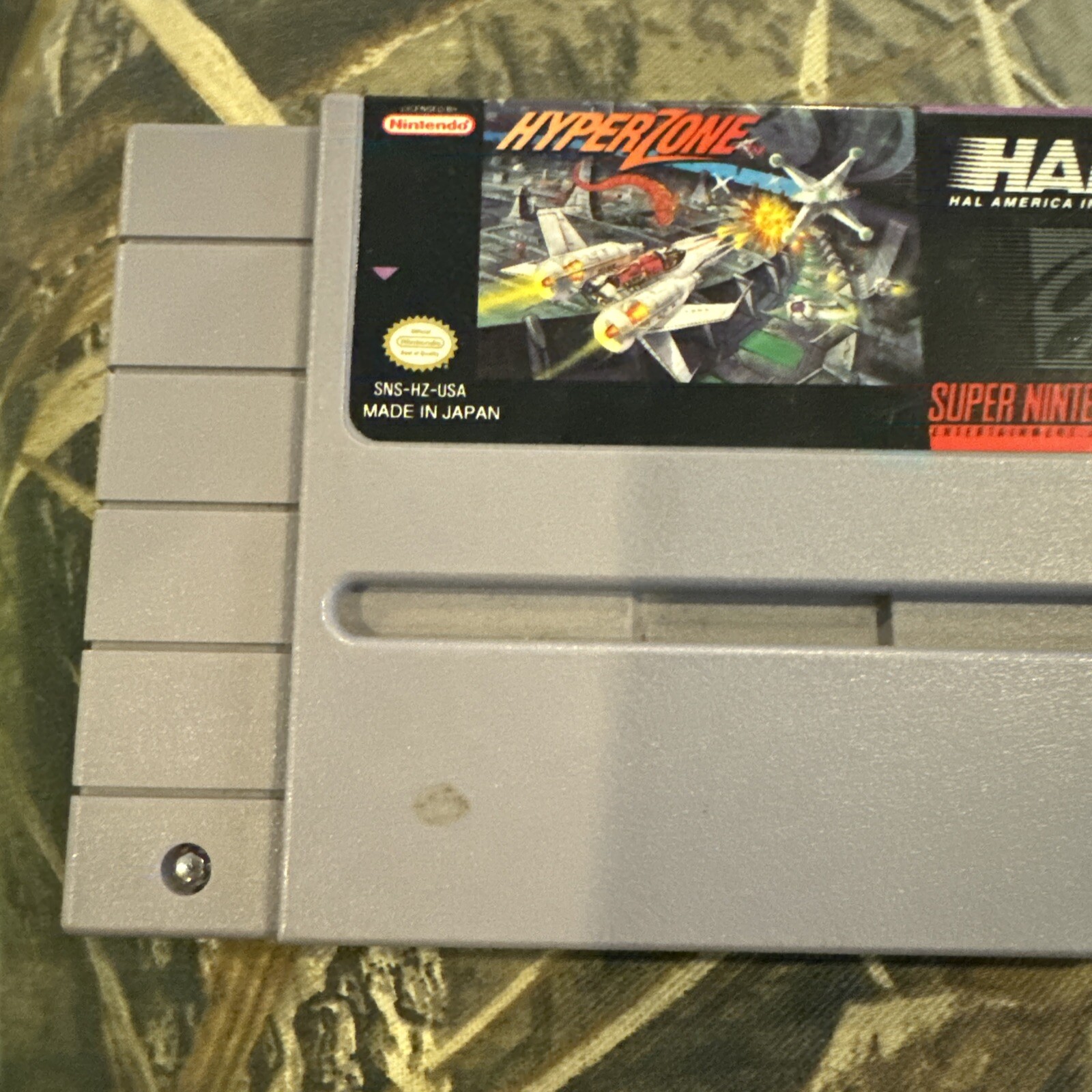 HyperZone (Super Nintendo Entertainment System, 1991) SNES Authentic & Tested