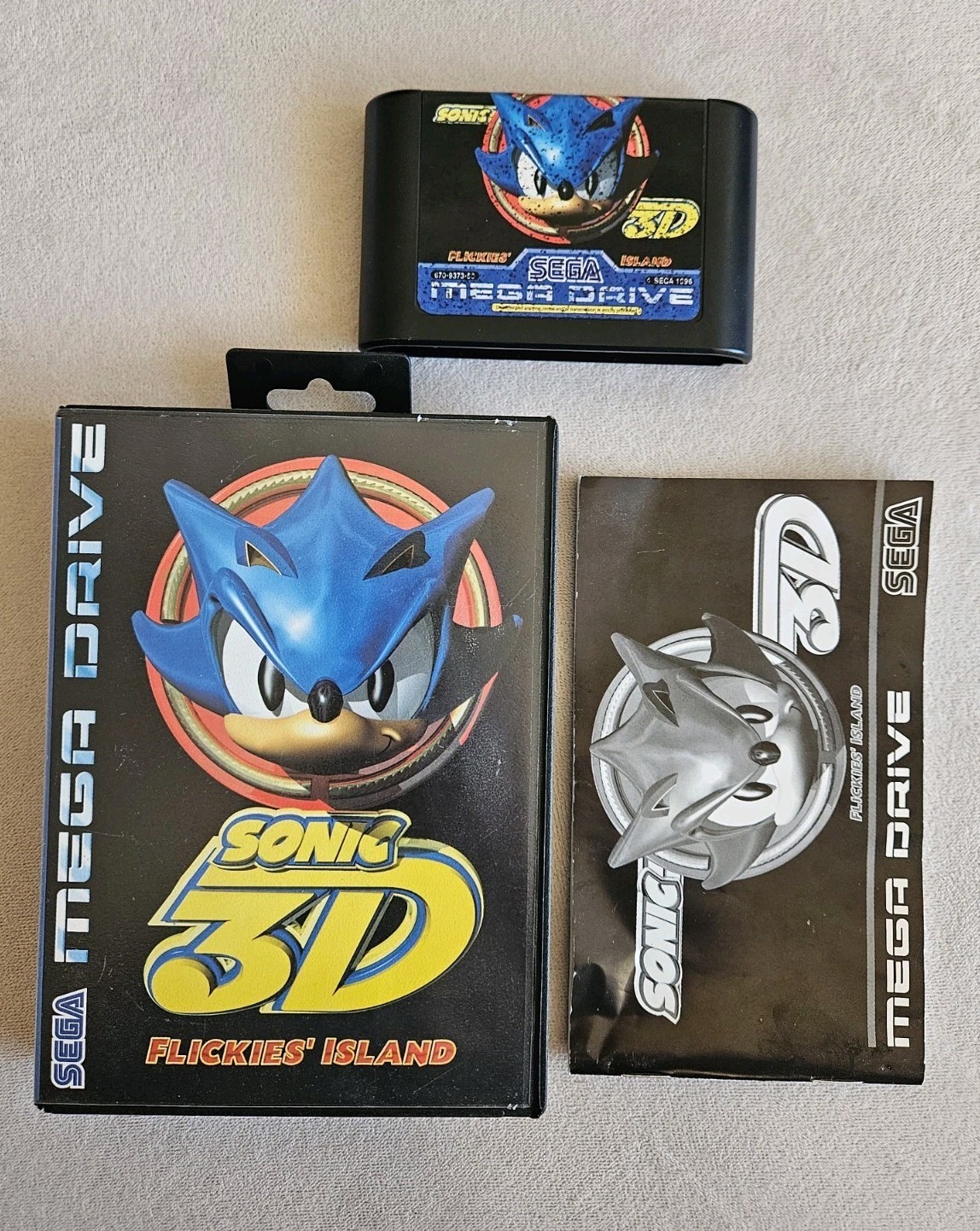 SONIC 3D FLICKIES’ ISLAND PAL SEGA MEGA DRIVE COMPLETE IN BOX
