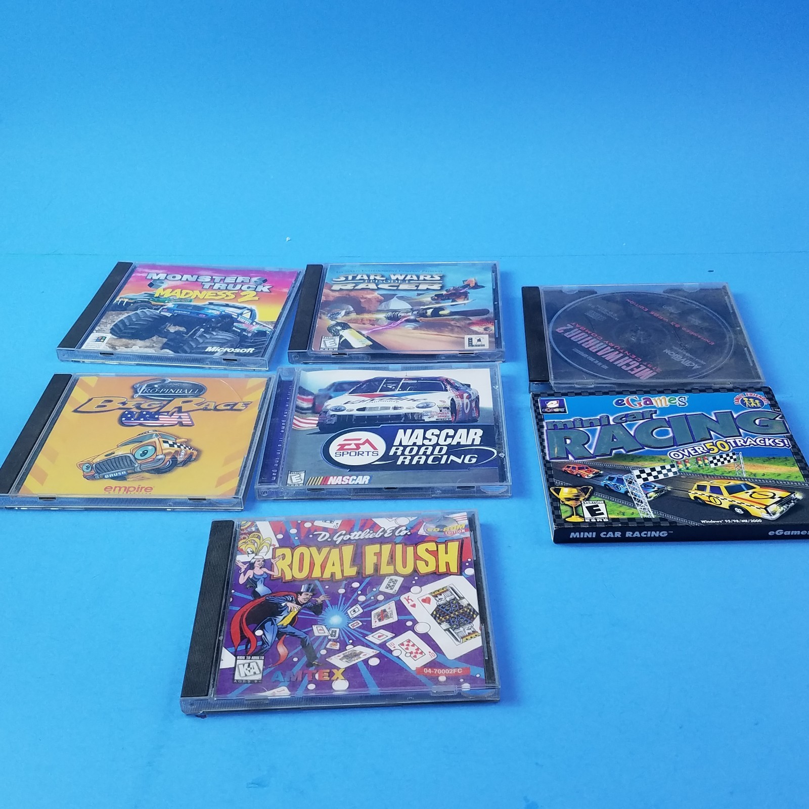 Vintage PC Games Lot of 7 Windows Software, CD-ROM Windows 95/98