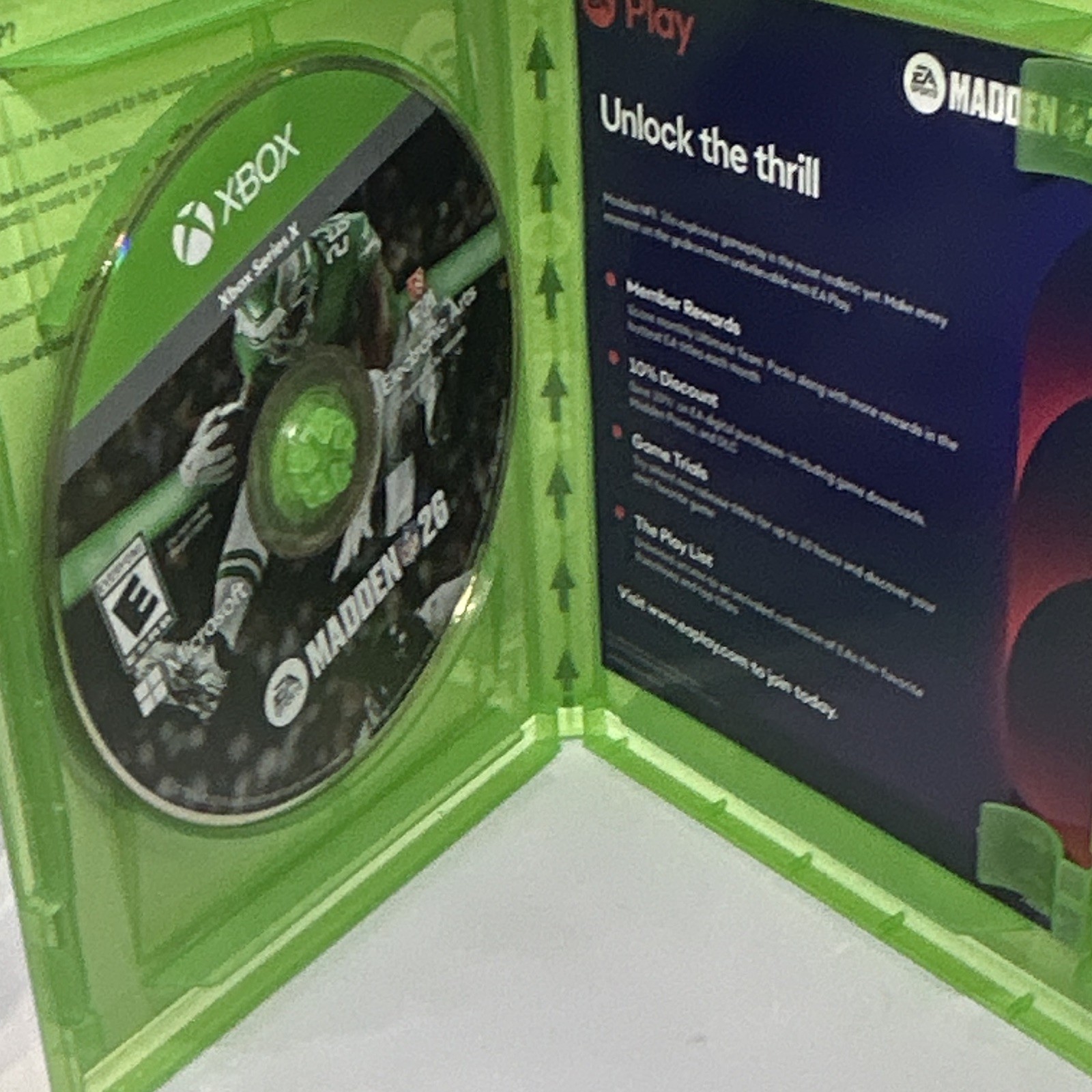 EA Sports Madden NFL 26 Xbox Series X Multiplayer Online Co-op Football 2026 E