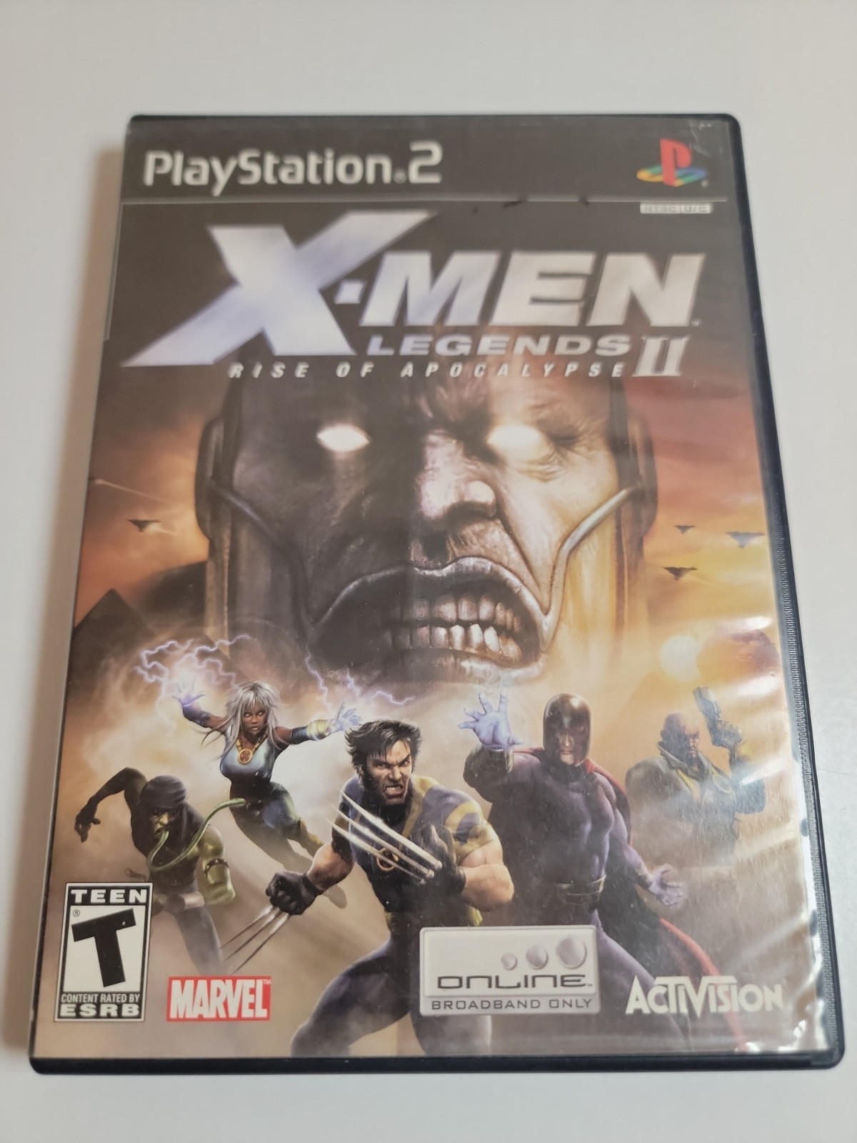X-Men: Legends II Rise of Apocalypse PlayStation 2 PS2 Complete In Box W/Manual