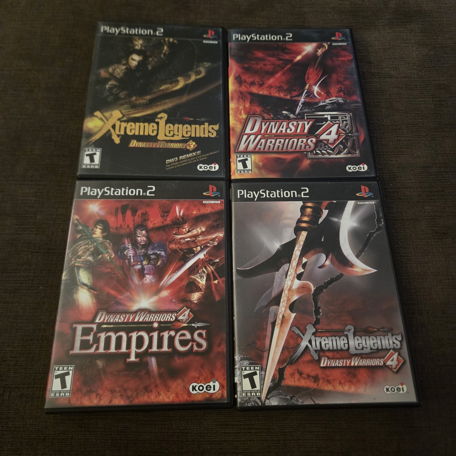 Dynasty Warriors 3 Xtreme Legends, 4, 4 Xtreme Legends, 4 Empires PlayStation 2