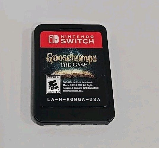 🦠 Goosebumps The Game 🦠 Nintendo Switch Video Game Complete VGC
