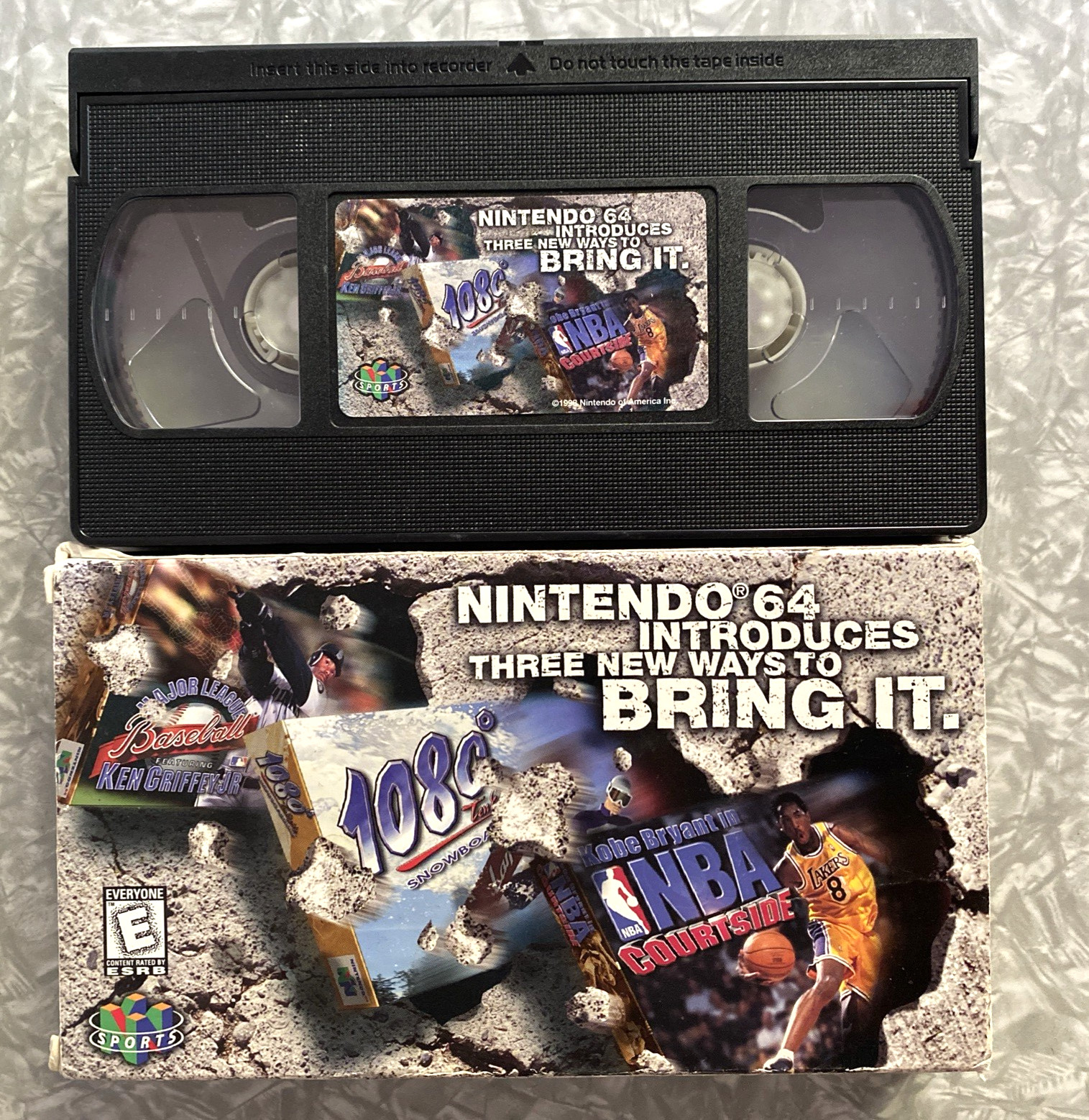 Nintendo 64 N64 Sports Promotional Trailer VHS Video 1998 NBA Kobe Bryant 1080