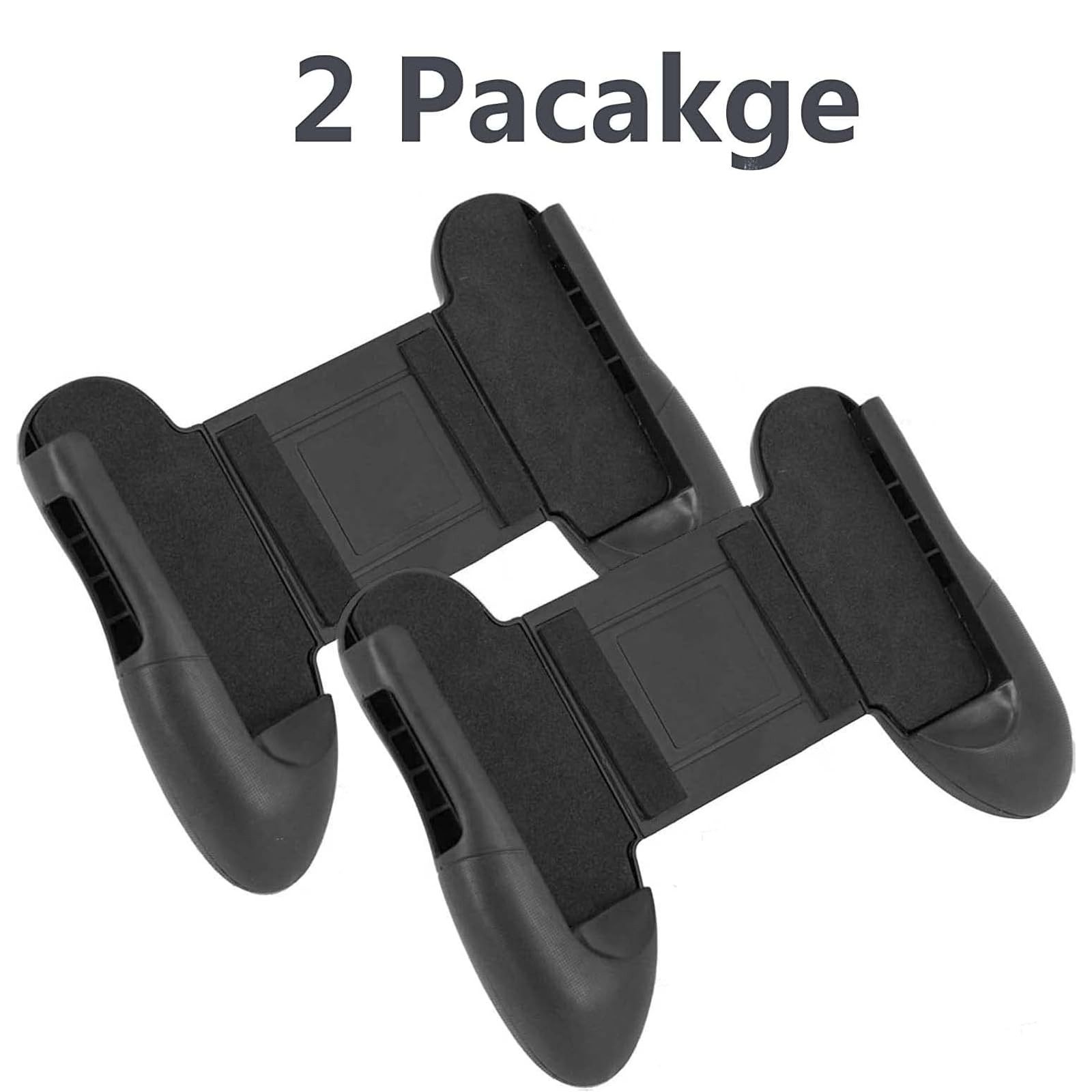 2pcs Game Clutch Universal Grip Adjustable Phones Mobile Controller Black