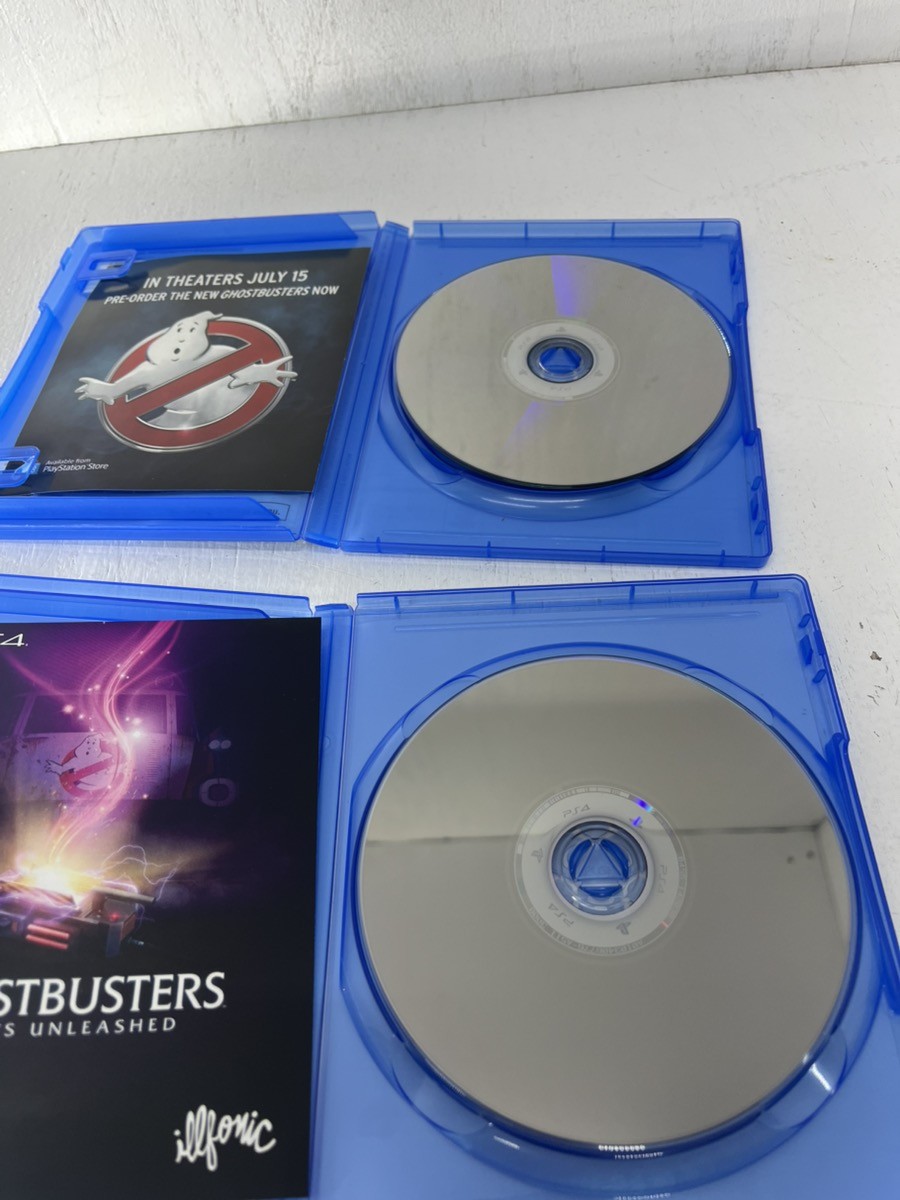 Ghostbusters & Ghostbusters Spirits Unleashed PlayStation 4 PS4 Game Lot of 2