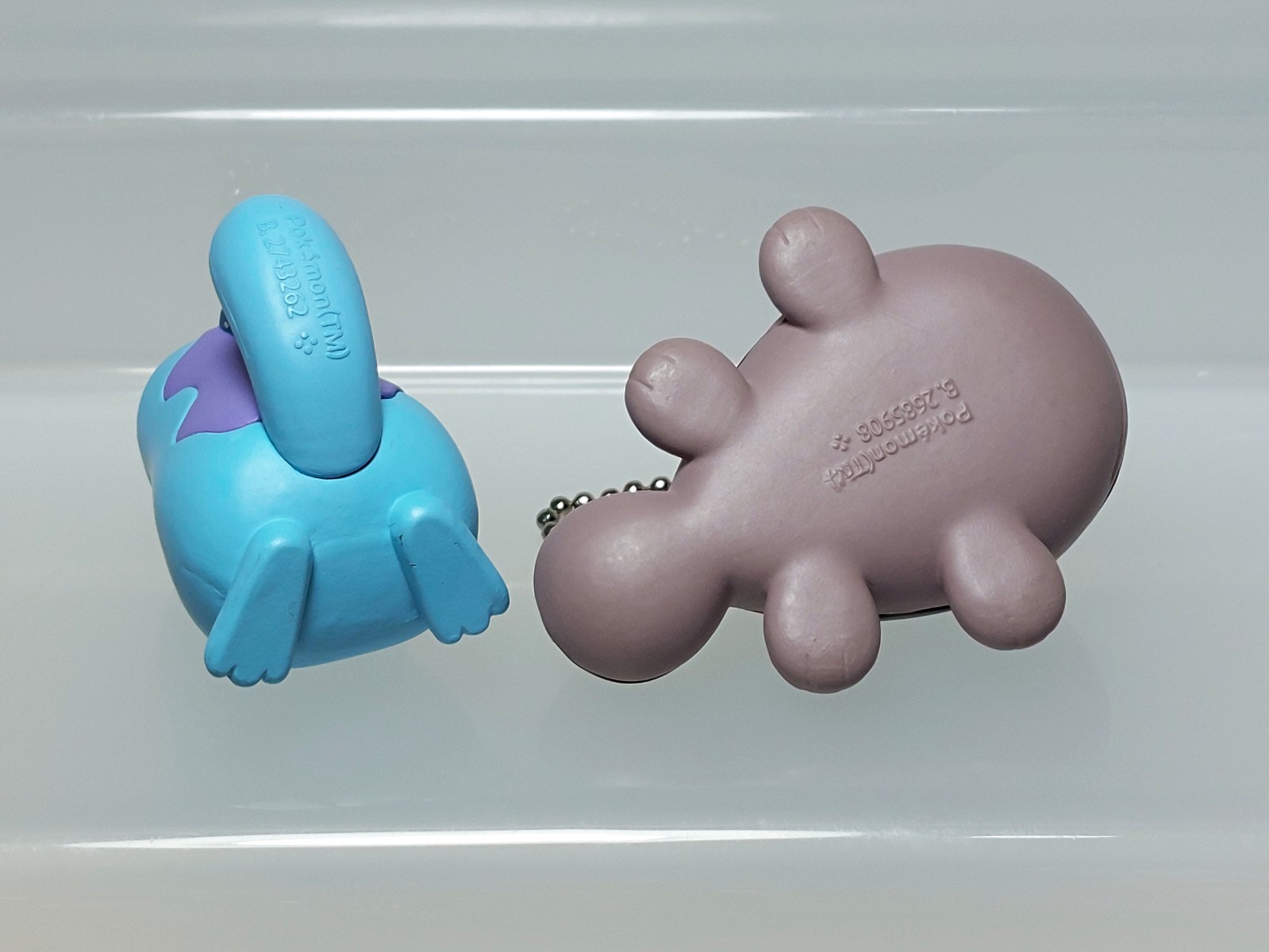 Quagsire Clodsire Pokemon Swing Collection Keychain Figure Bandai P06 0.8-1.5in