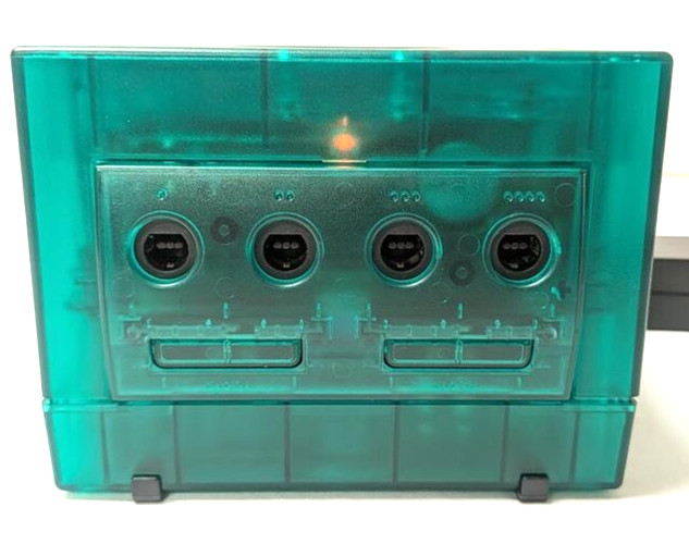 Nintendo GameCube Translucent Funtastic JUNGLE GREEN Game Console System Bundle