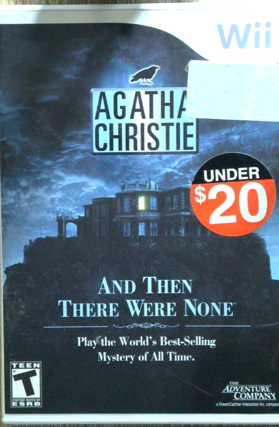 Nintendo Wii Agatha Christie And Then There Were None (2008) Complete w/ Manual