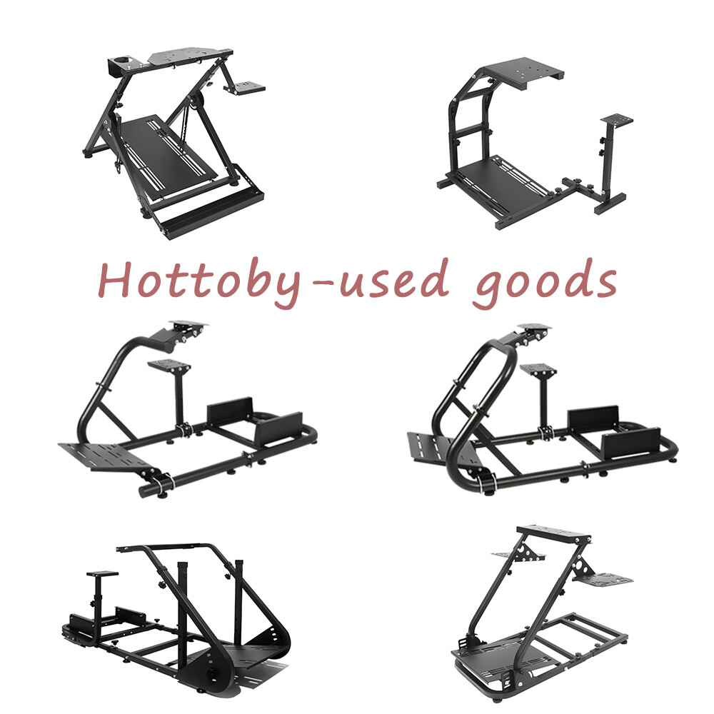 USED-Hottoby Racing Simulator Cockpit Stand for Logitech G25 G27 G920 G923