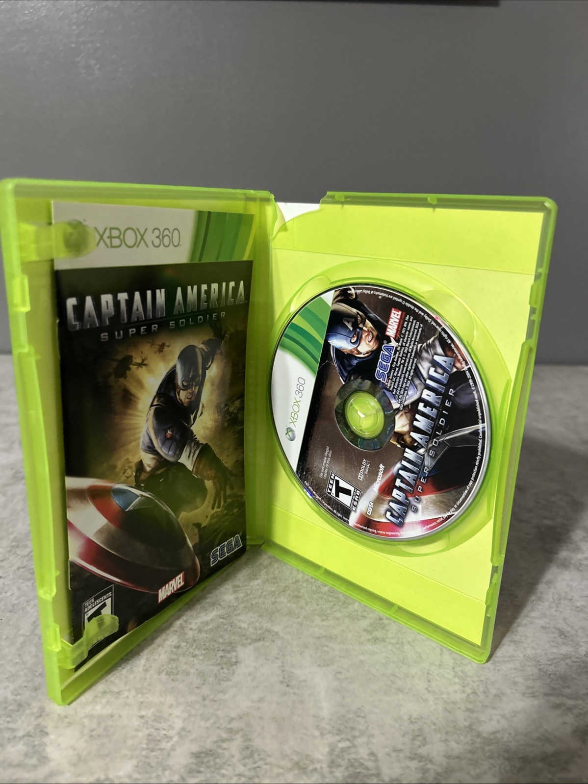 Captain America Super Soldier Microsoft Xbox 360 Complete CIB Tested And Working