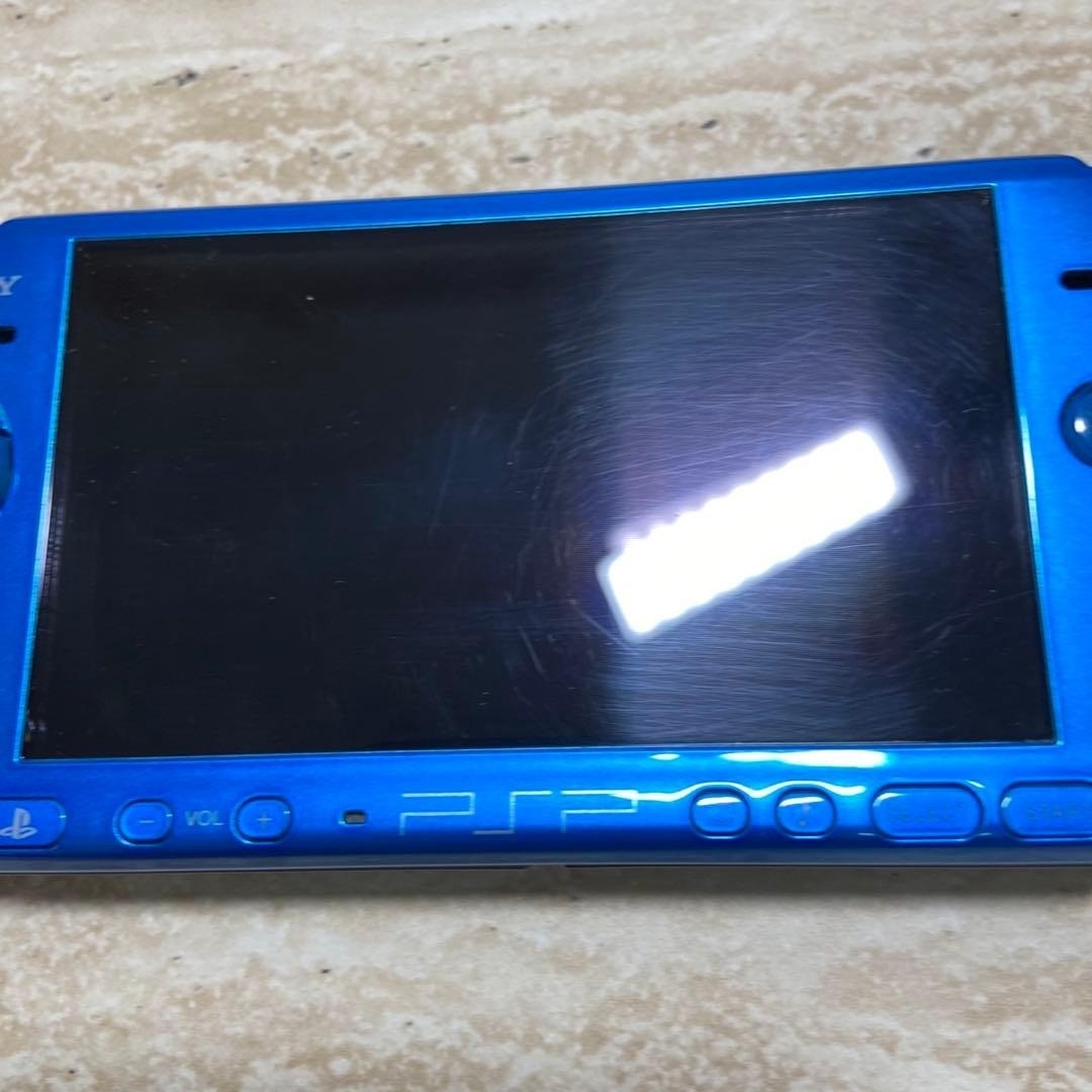 Sony PSP 3000 Vibrant Blue Console Complete Boxed Near Mint Tested 7126