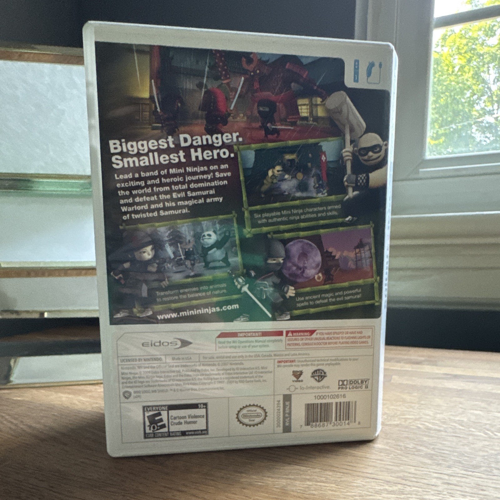 Eidos Mini Ninjas (2009) – Nintendo Wii Action & Adventure E10+ w/ Manual