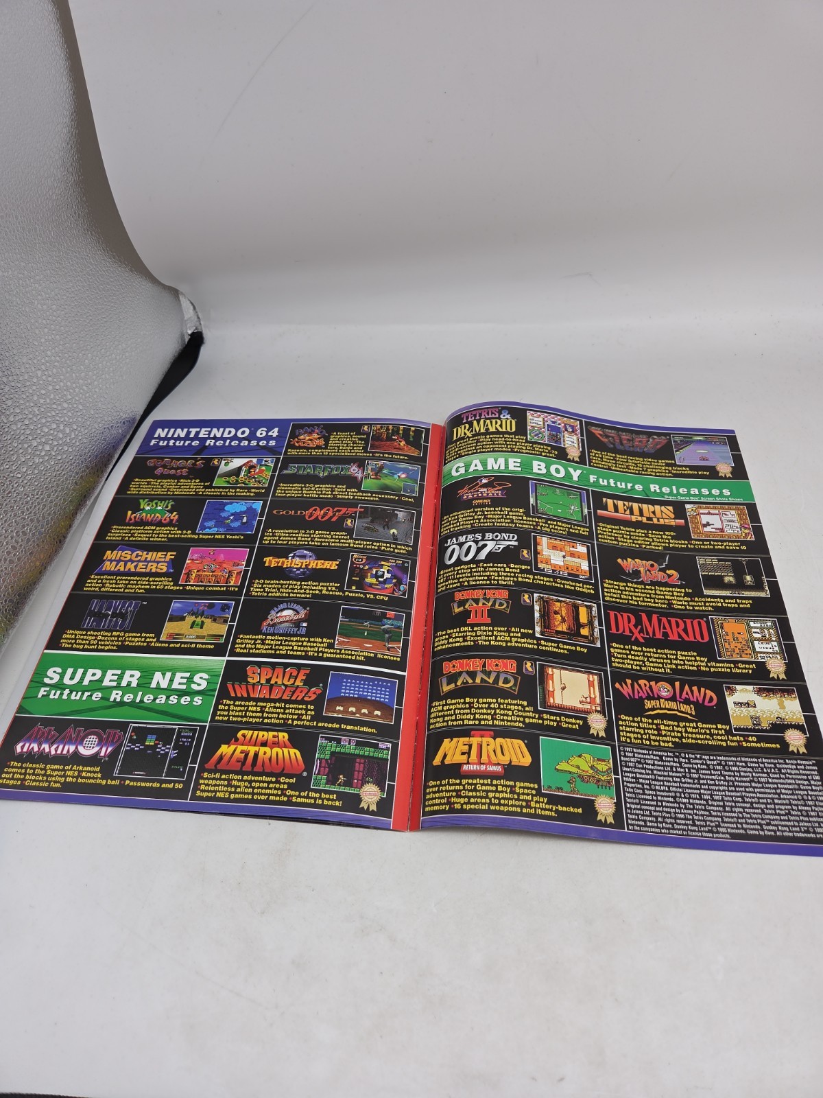 Nintendo Power Guide To E3 1997 Promotion Retail Game Catalog / Booklet