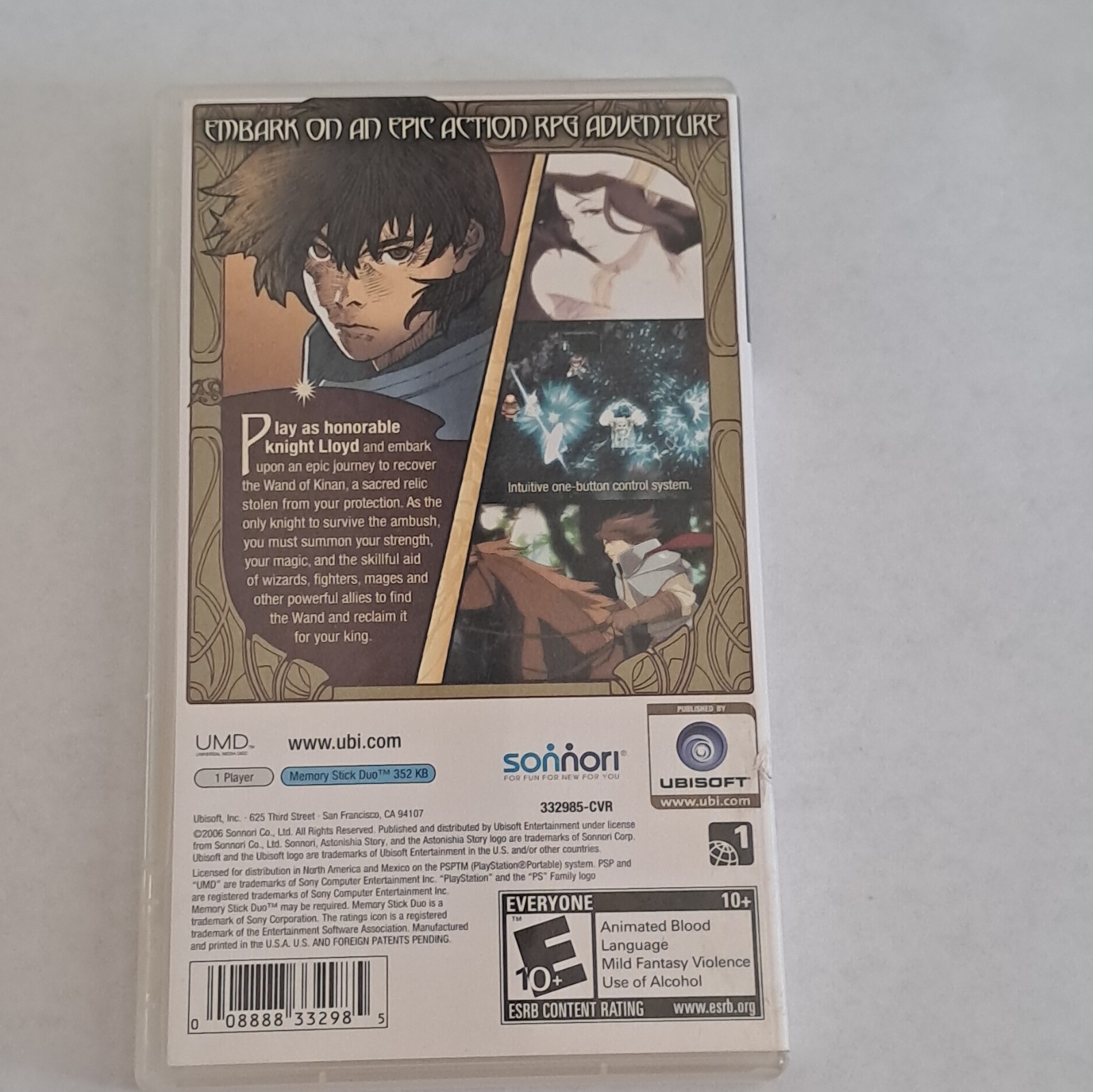 Ubisoft Astonishia Story Sony PSP Role Playing Action RPG E10+