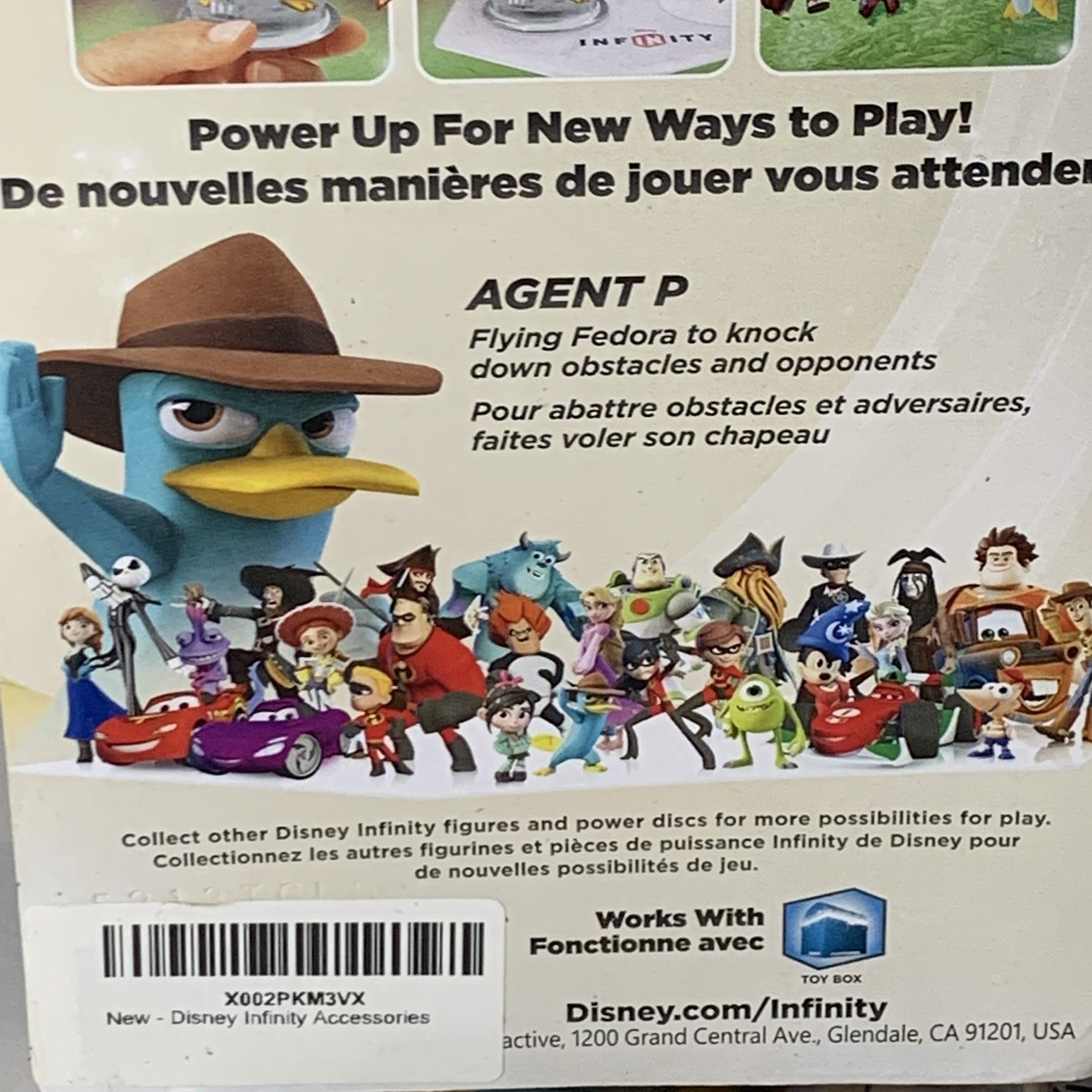 Lot (5) Disney Infinity Phineas & Ferb Agent P Crystal Figure ToysR’Us Exclusive