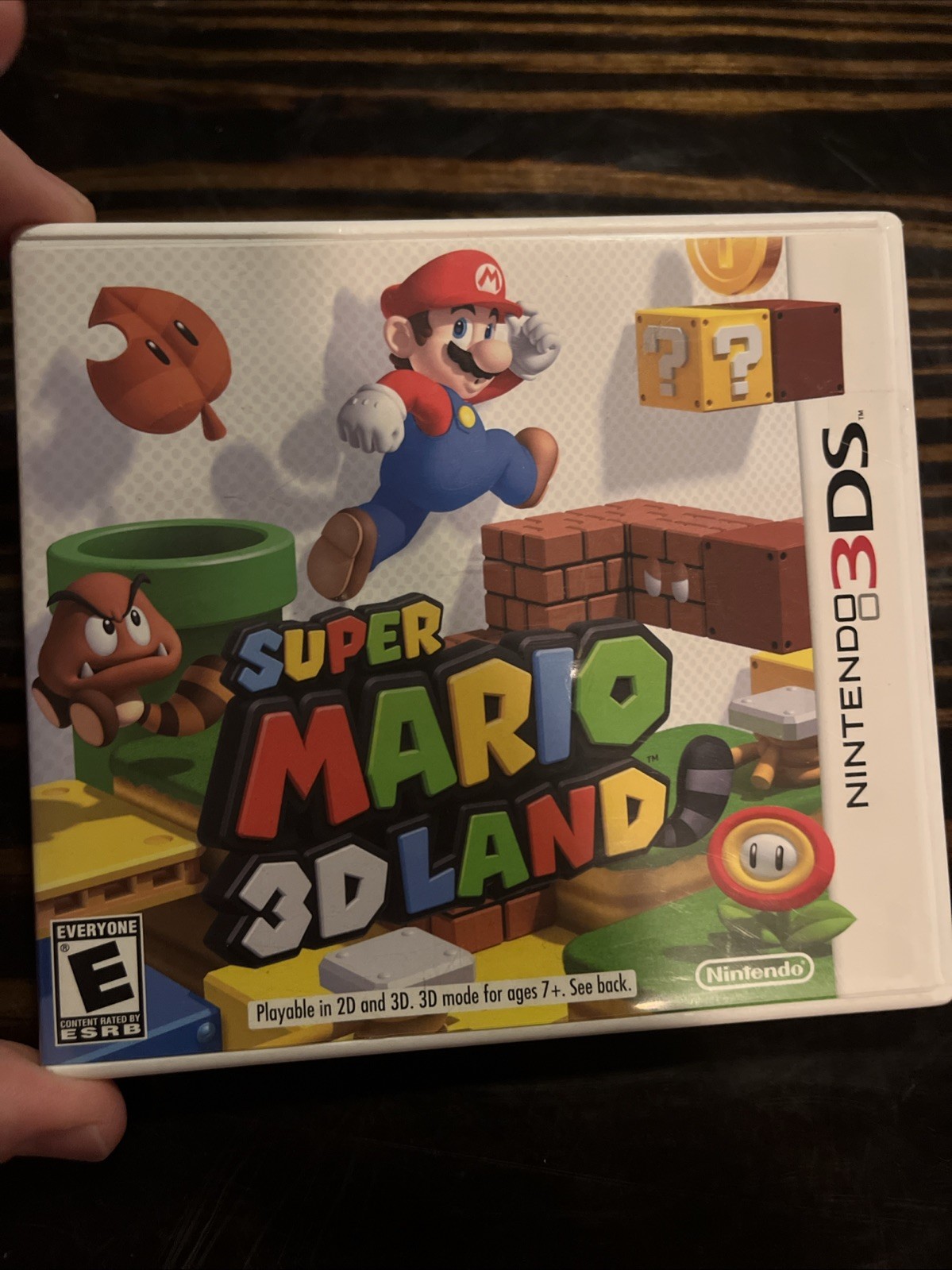Super Mario 3D Land (Nintendo 3DS) Original Case & Manual Only