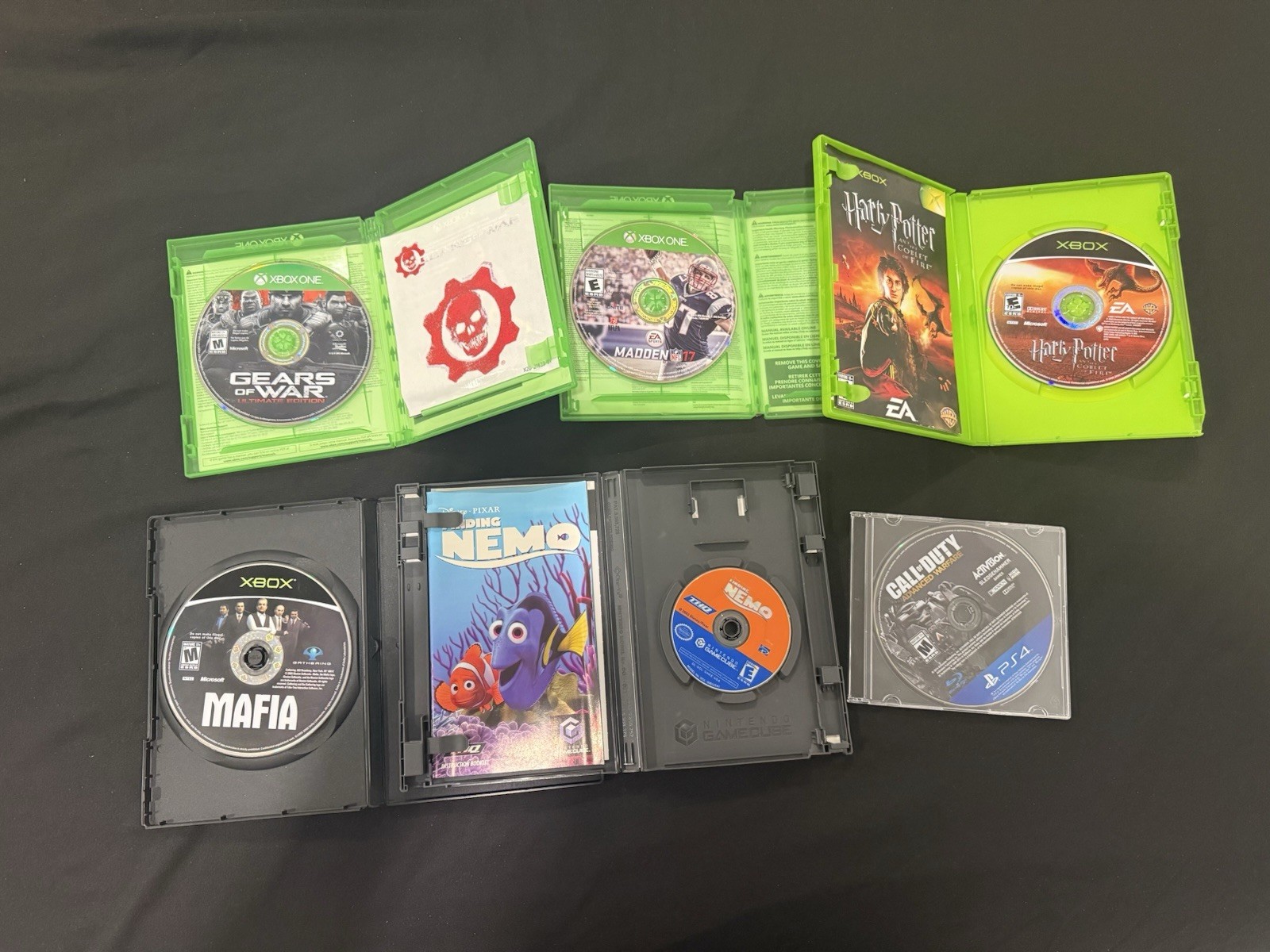 Assorted Video Games Lot of 6 Xbox GameCube PlayStation 4 Tested and Working