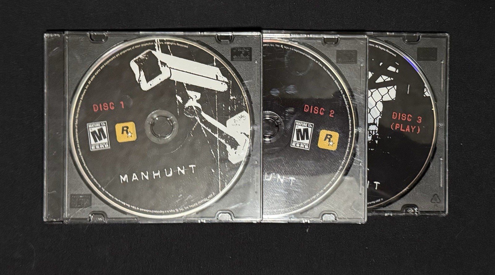 Manhunt (PC, 2004) Rockstar Games Big Box PC Game VHS Style Box