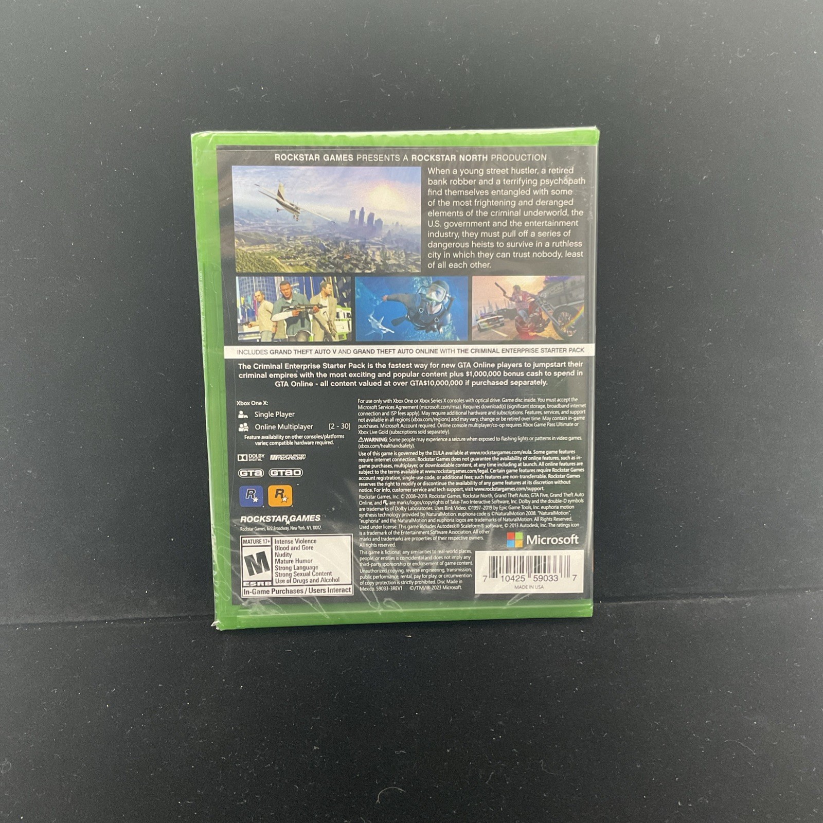 Grand Theft Auto V Premium Online Edition (Xbox One) Brand New Factory Sealed