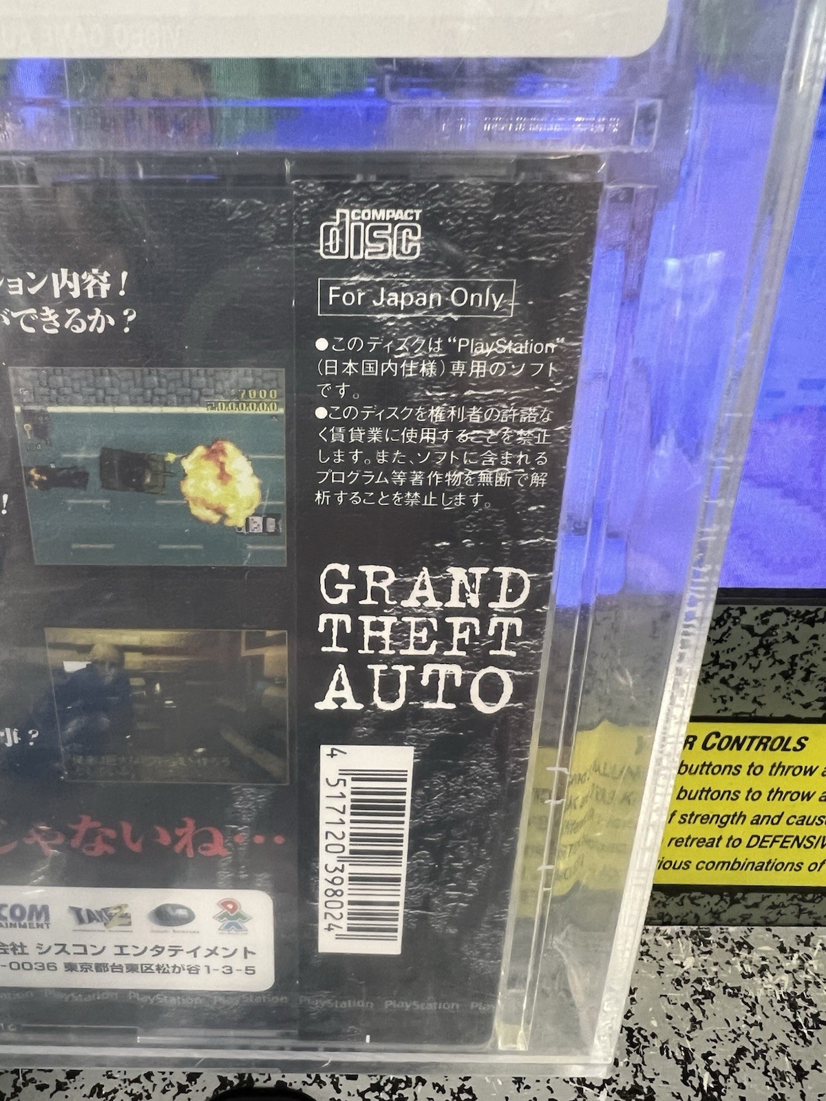 1998 PS1 Grand Theft Auto GTA Japan Rare NTSC-J Factory Sealed VGA 85 NM+ POP #1
