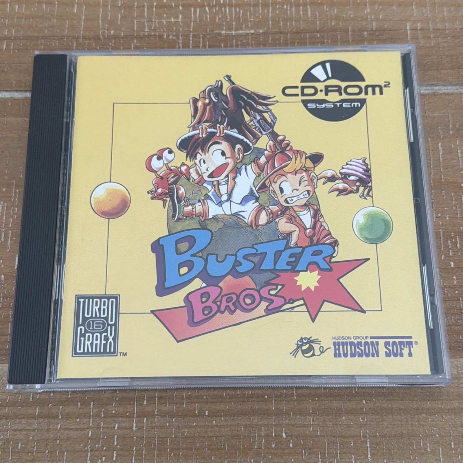 Buster Bros TurboGrafx CD Complete In Case CIC