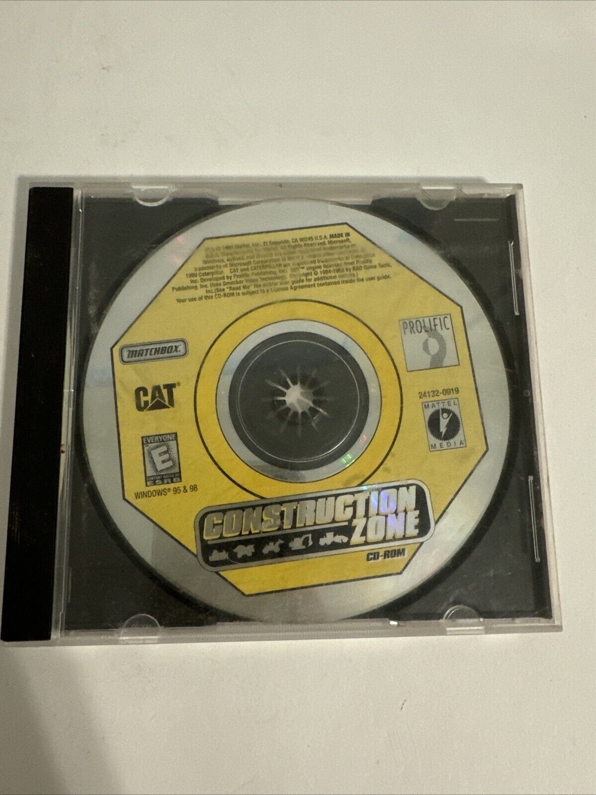 Matchbox Caterpillar Construction Zone 2 (PC, 2000) No Cover