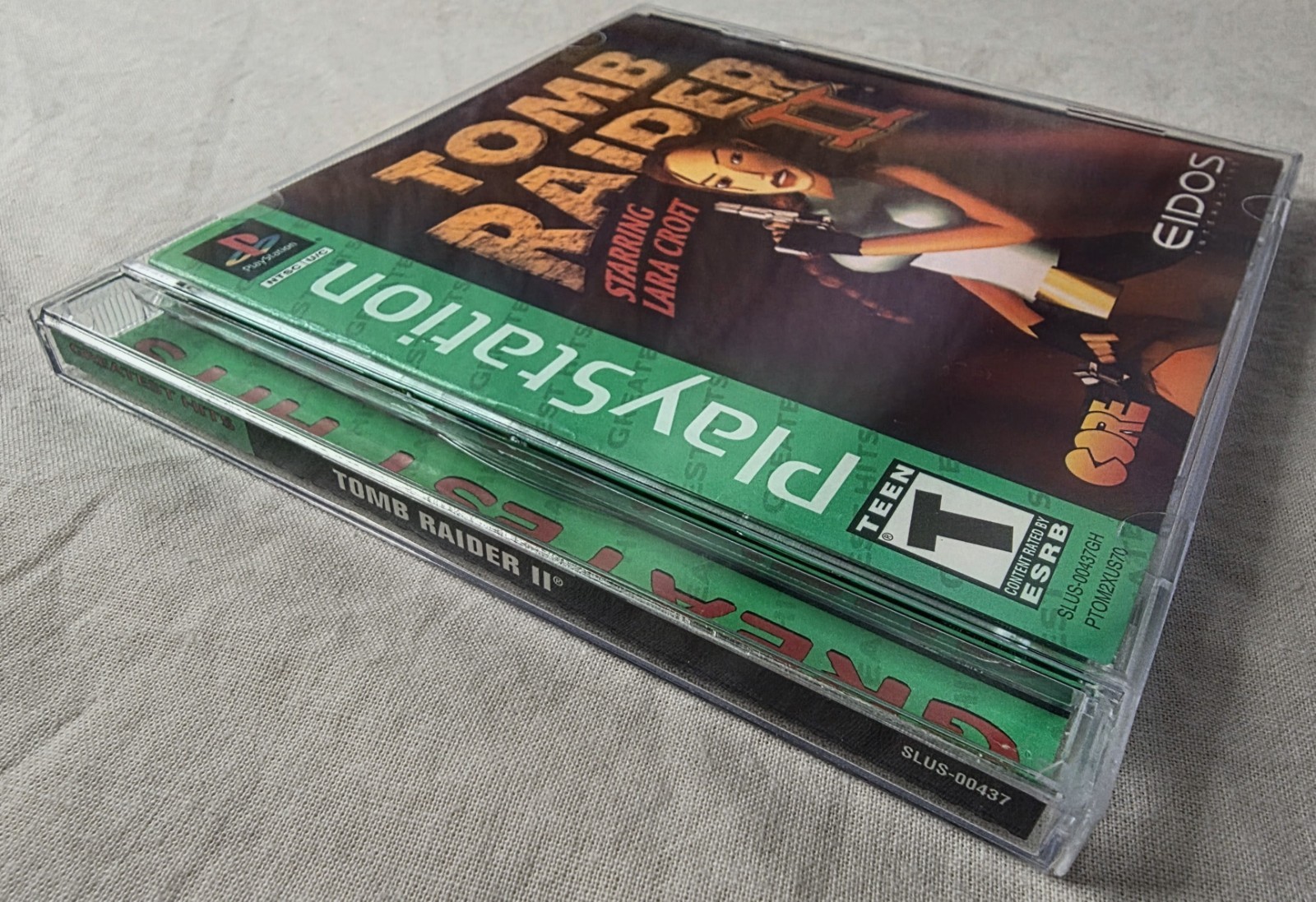 Tomb Raider II Greatest Hits (1997) Sony PlayStation Complete Tested And Working