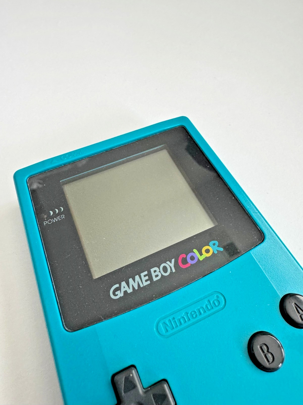 Nintendo Game Boy Color in Light Blue/Teal with Original Box (Tested, Working)