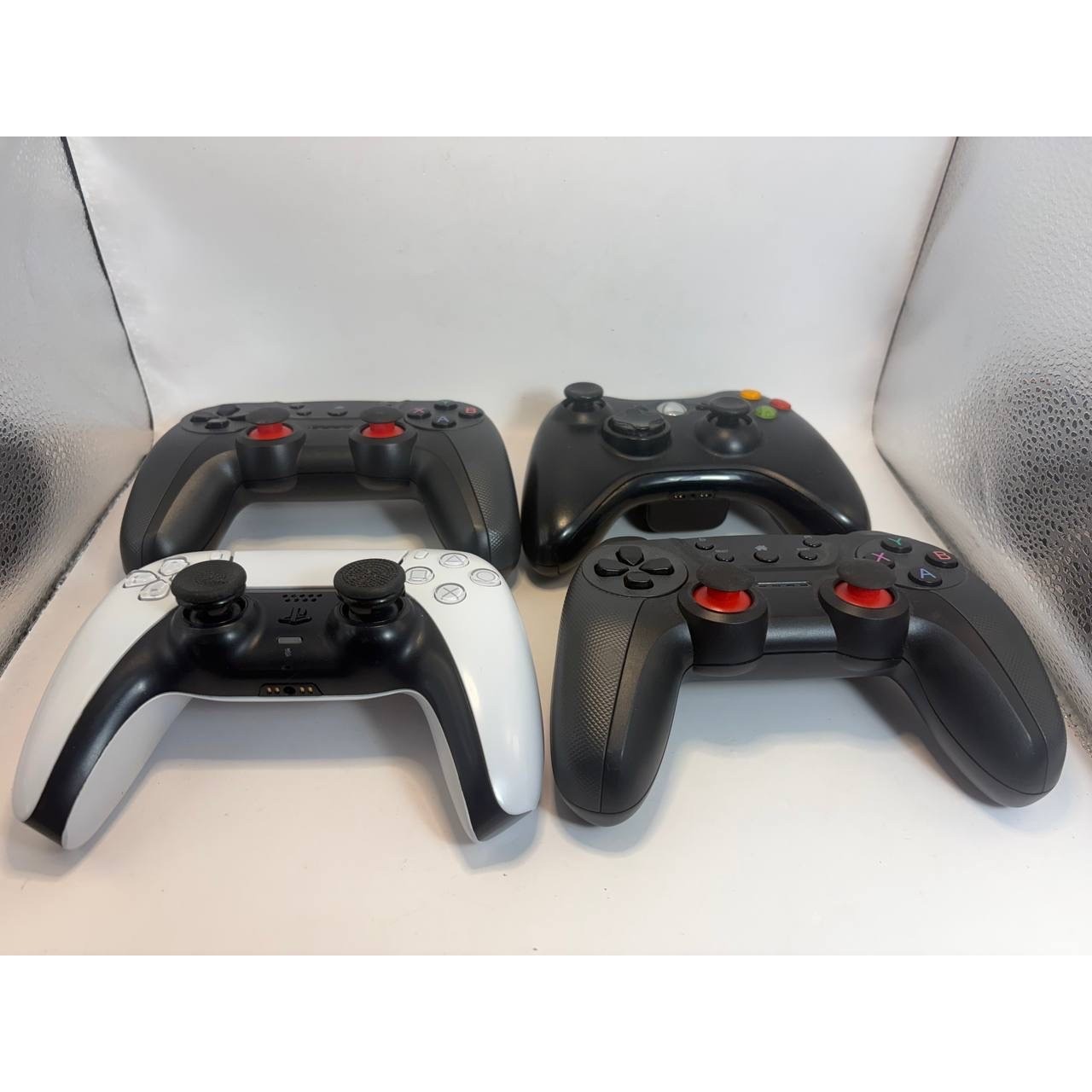 Gaming Controller Lot PS5 DualSense Xbox 360 Generic Untested For Parts 4pc
