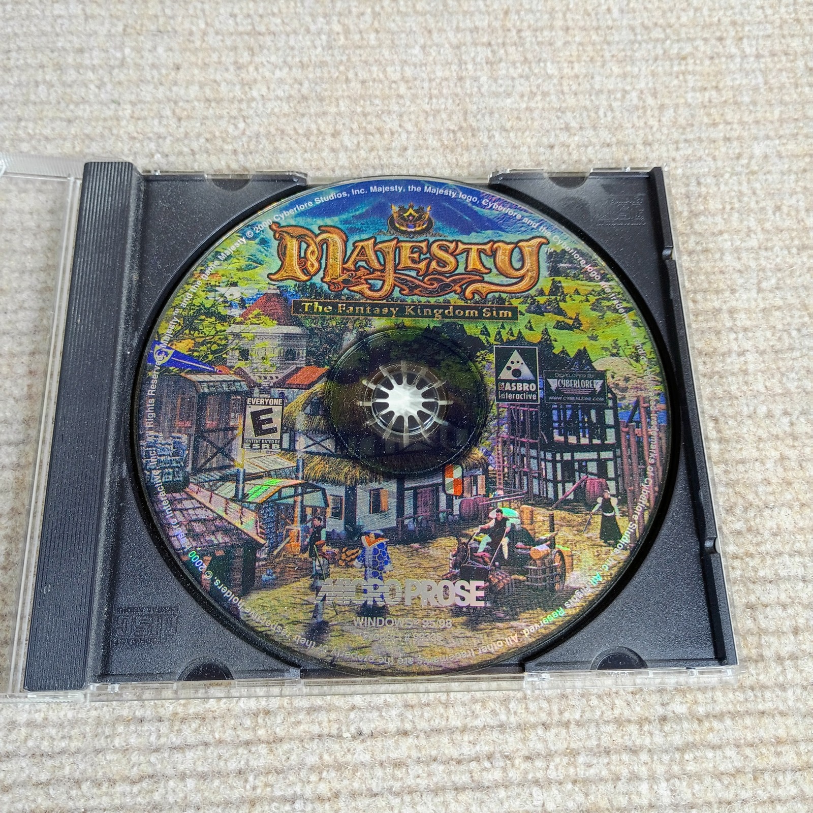 Majesty The Fantasy Kingdom Sim PC Game & Northern Expansion Add-On & Manual