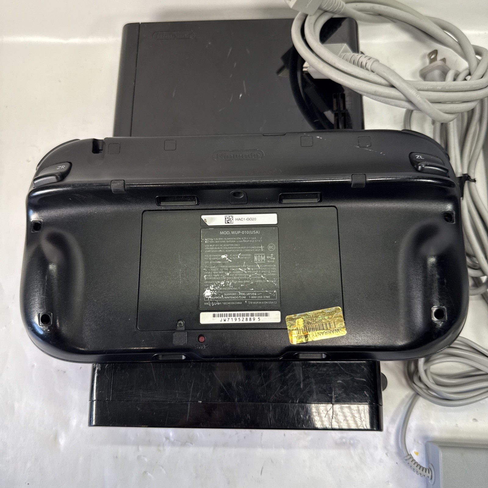 Nintendo Wii U Console Black 32GB WUP-101 | TESTED