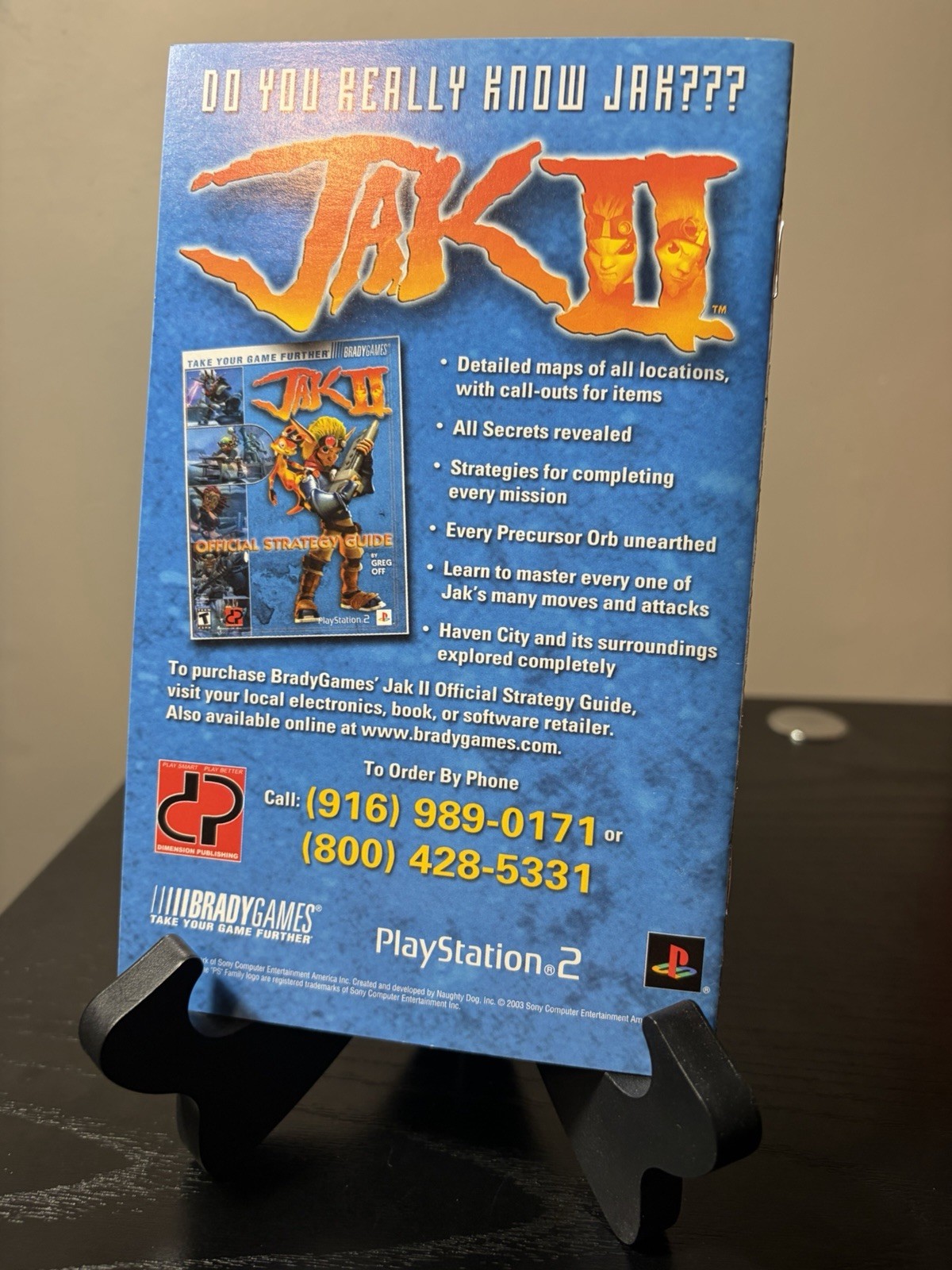 Jak II Sony PS2 PlayStation 2 Authentic Tested & Working