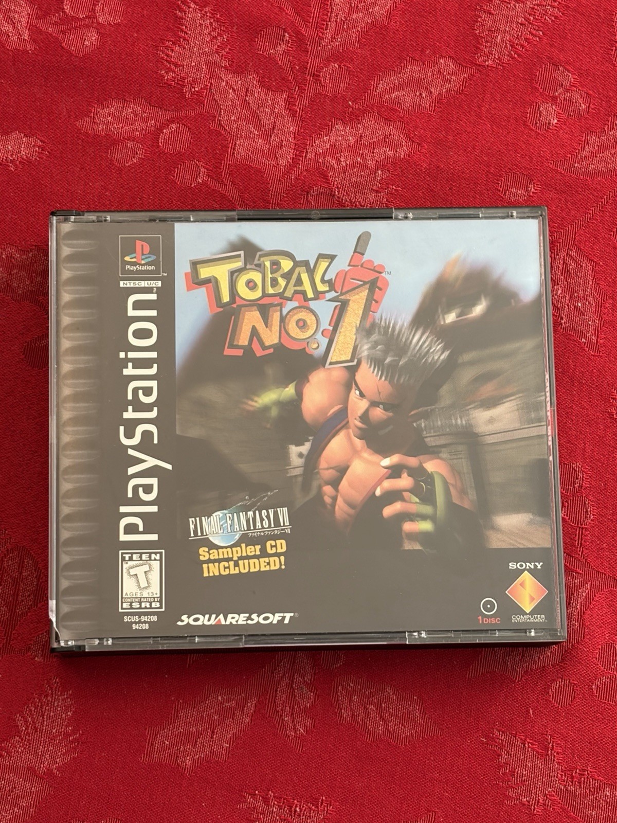 Tobal No. 1 Sony PlayStation 1 PS1 Complete With FFVII Bonus Disc