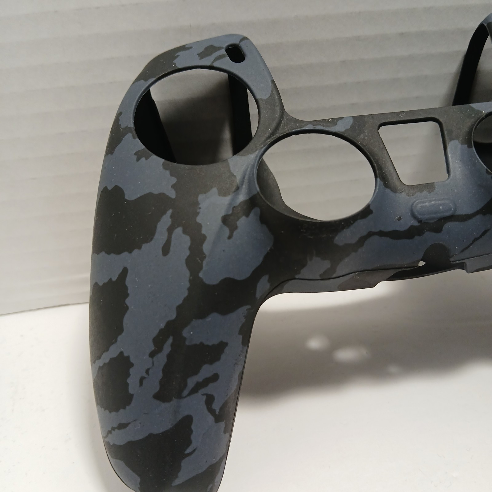 PS5 Controller Black/Grey Camo Cover