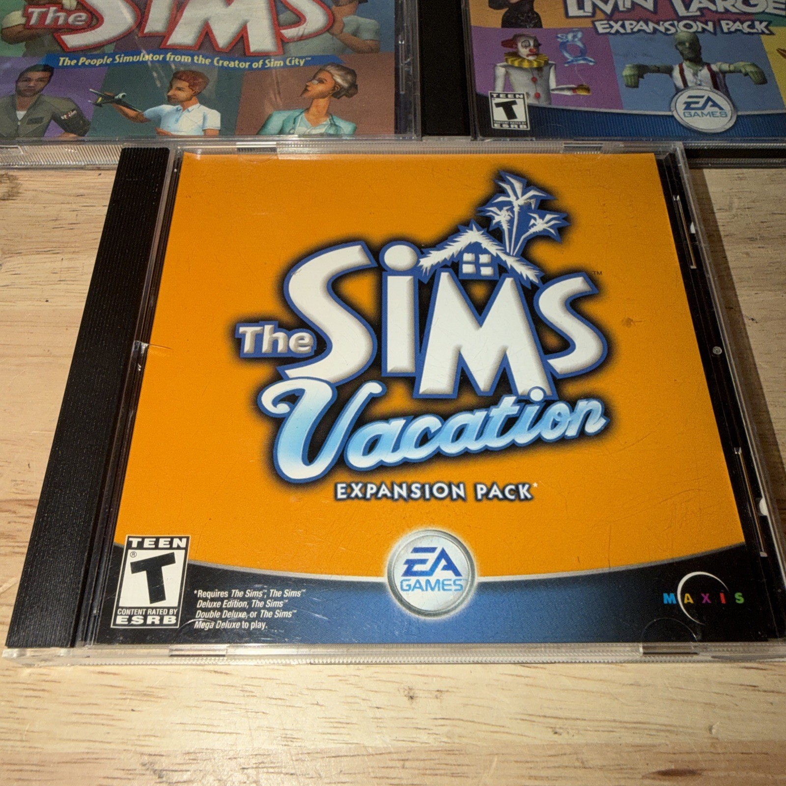 Sims Pc Games Early 2000s Game And 2 Expansion Packs. See Photo’s