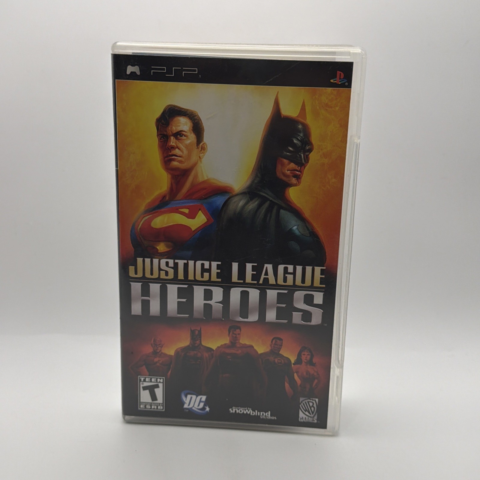 Justice League Heroes PSP Action Adventure RPG WB Games Manual Included 2006