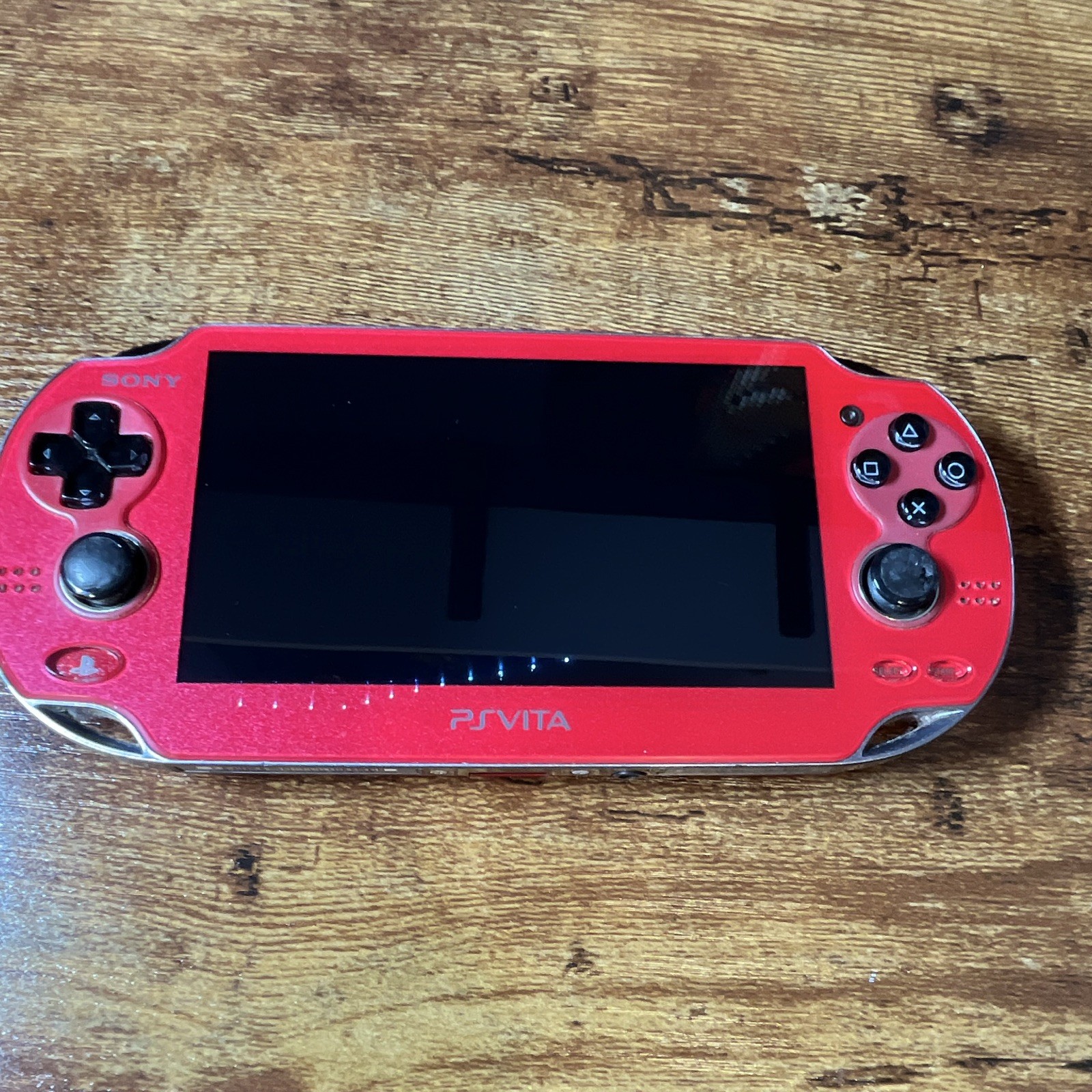 Sony PS Vita PCH-1100 OLED Cosmic Red Handheld Console Tested Works Excellent
