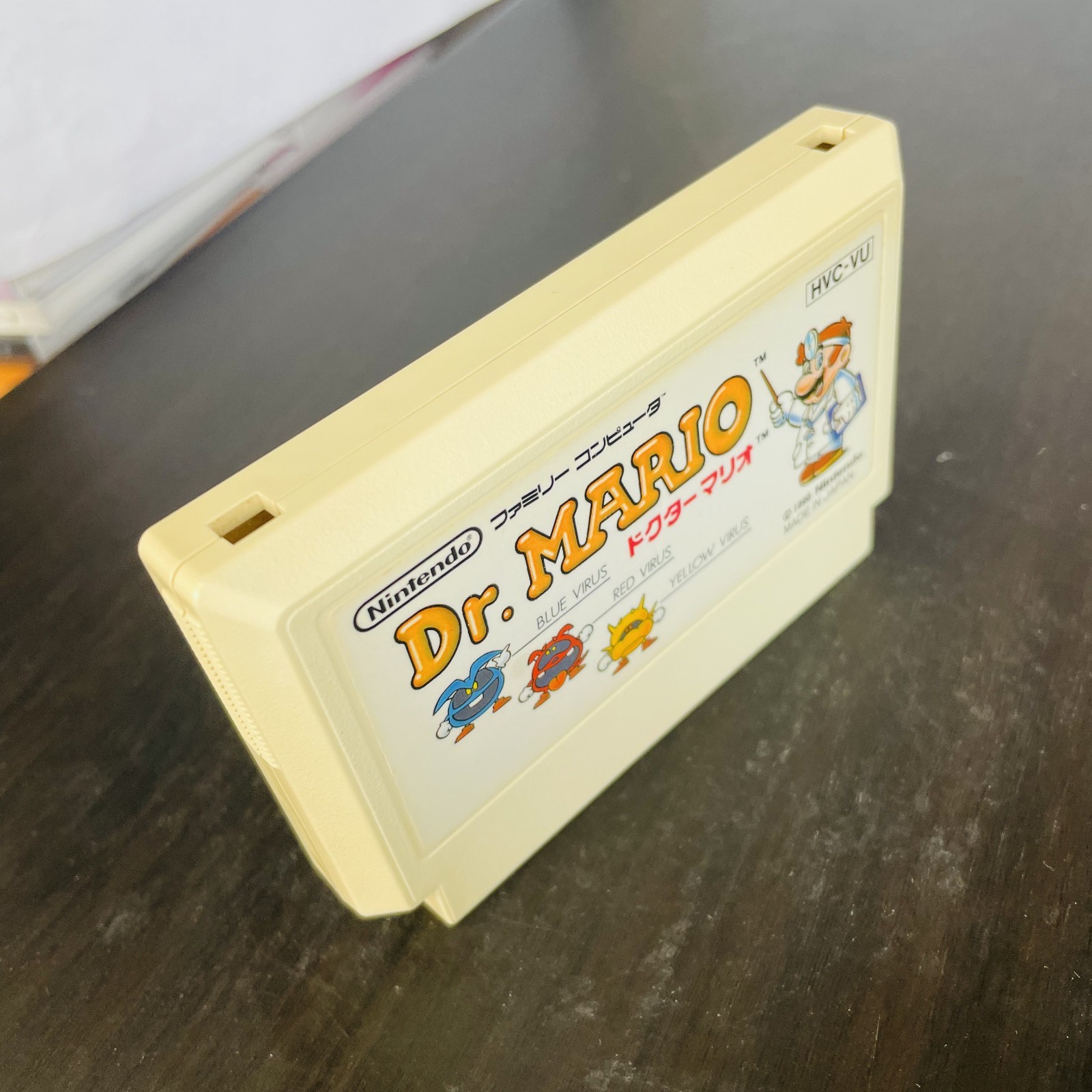 Dr. Mario Nintendo Famicom 1990 Japanese Version HVC-VU Puzzle Retro Games
