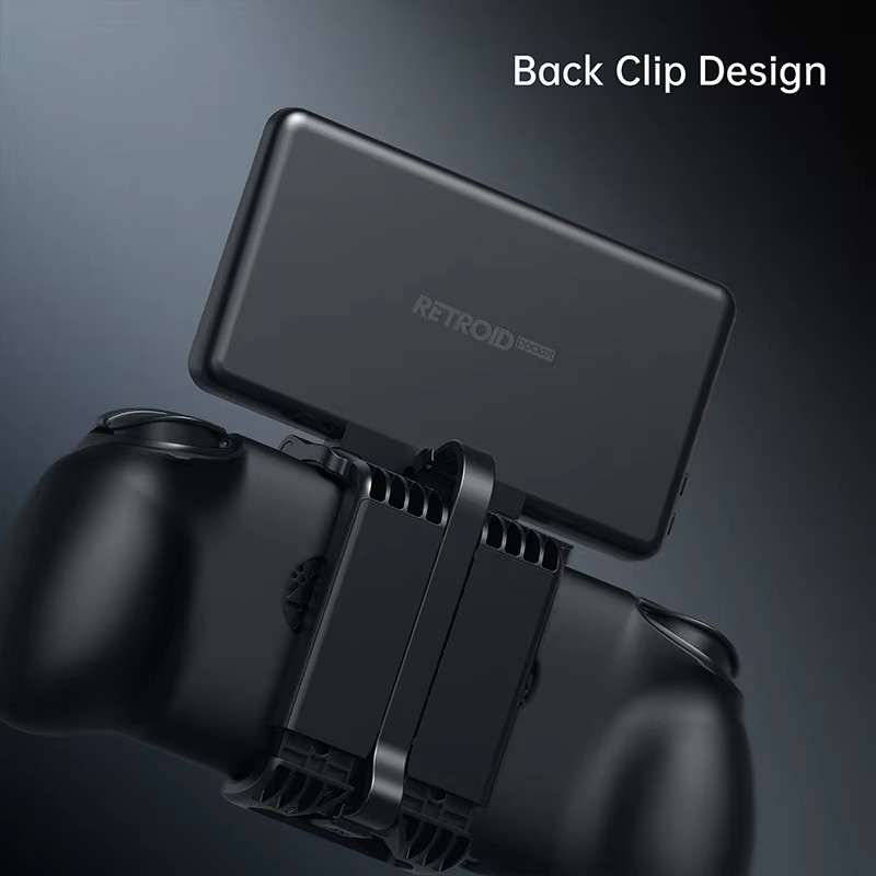 Dual Screen Add-on 5.5″ OLED Back Clip for Retroid Pocket 5 RP5/RPmini V2/RP4 Pr