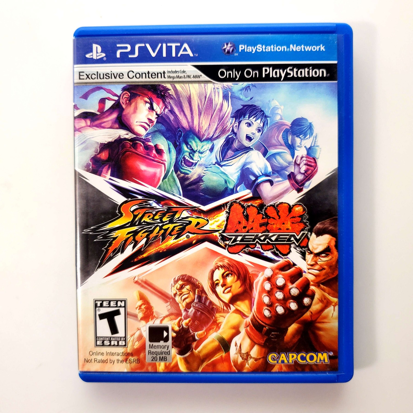 Street Fighter X Tekken – Sony Playstation Vita PSV 10 Tested Authentic