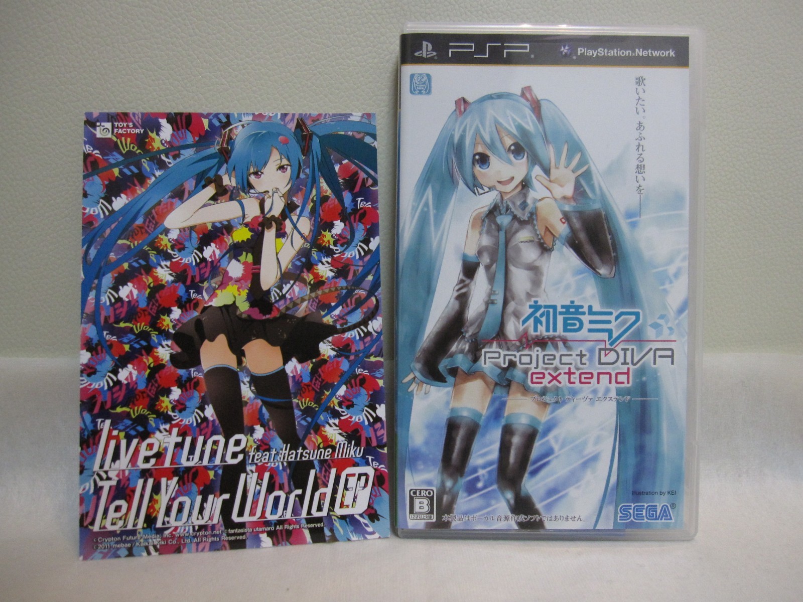 7-14 Days to USA. Hatsune Miku Project Diva Extend. W/Art Card Japanese Version