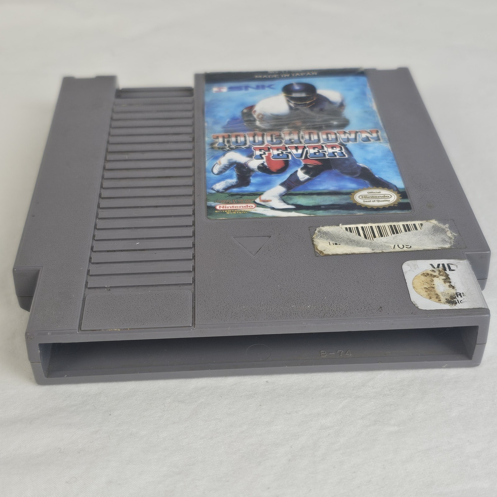 Touchdown Fever Nintendo NES (SNK, 1985) NTSC-U/C Football Game Cartridge