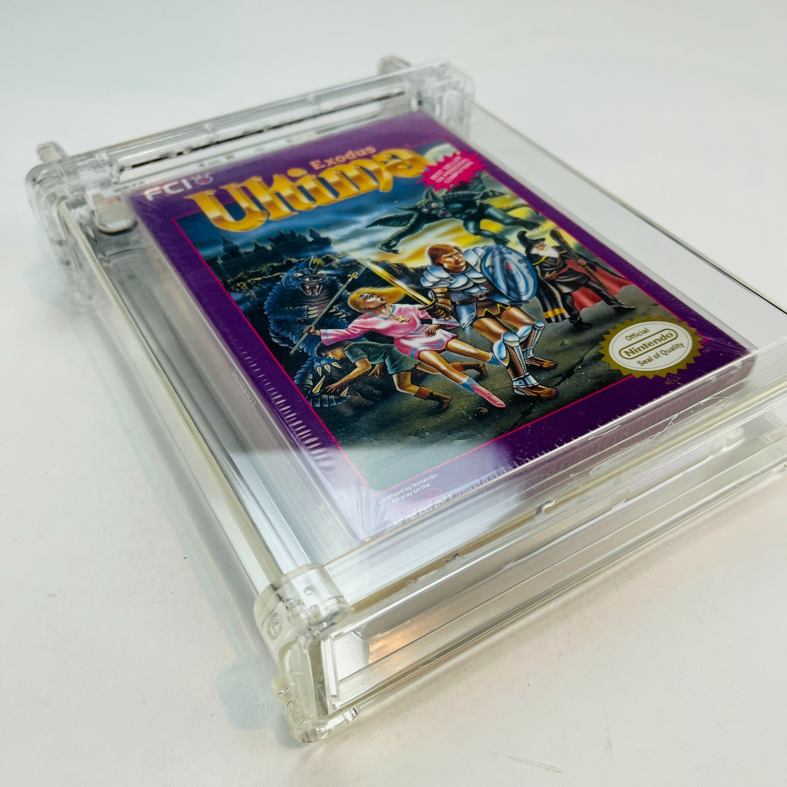 Ultima Exodus – NES Nintendo 1989 FCI Rev-A Oval Sealed Rare Graded WATA 8.5 A