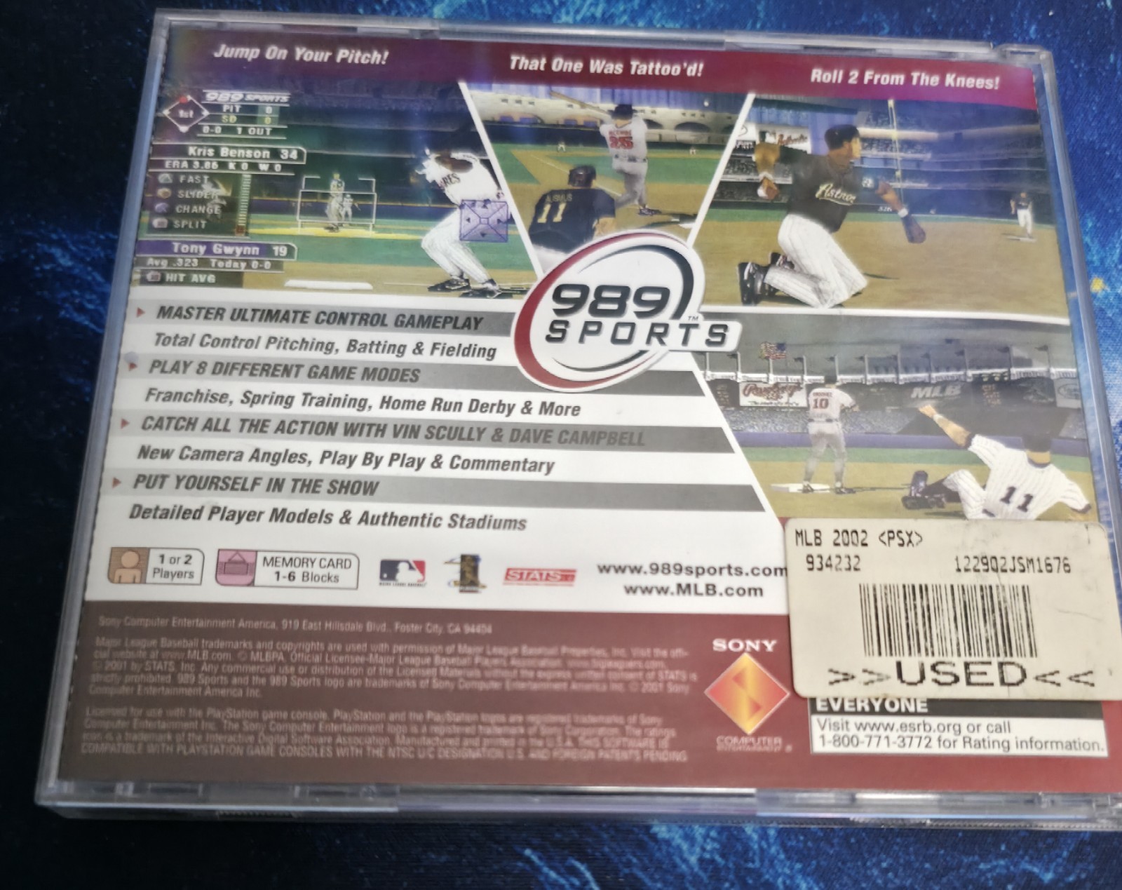 MLB 2002 Complete CIB PlayStation 1
