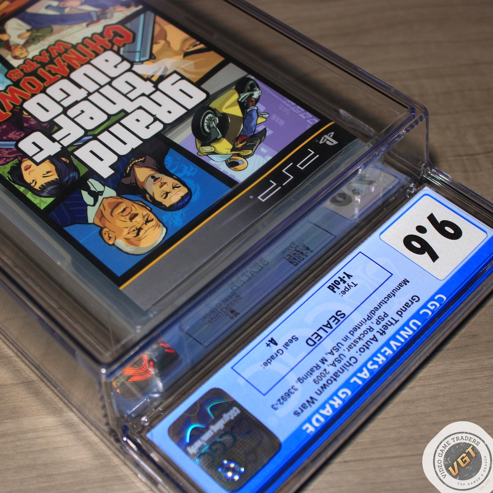CGC 9.6 A+ – Grand Theft Auto: Chinatown Wars 1ST PRINT Sony PSP 2009 NEW!