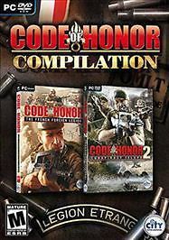 CODE OF HONOR 1 & 2 COMPILATION Original & Conspiracy Island Shooter PC Game NEW